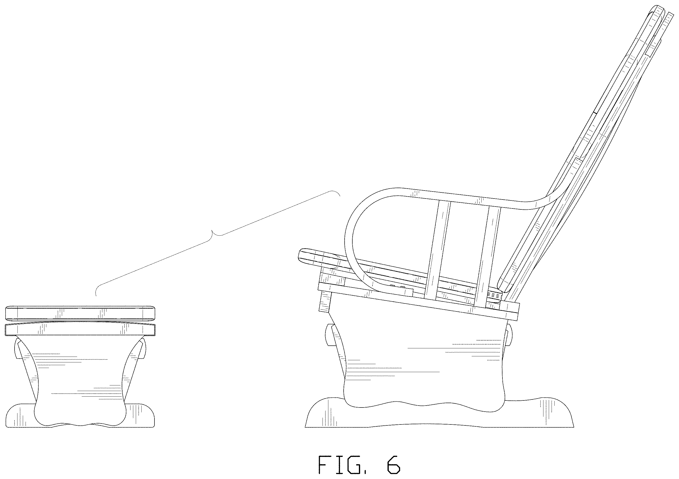 Patent USD1001519 Figure 6 – Chair set