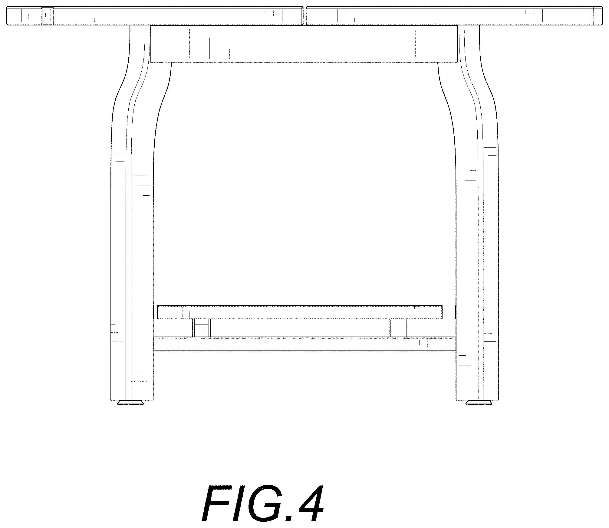 Patent USD1001522 Figure 4 – Shower bench