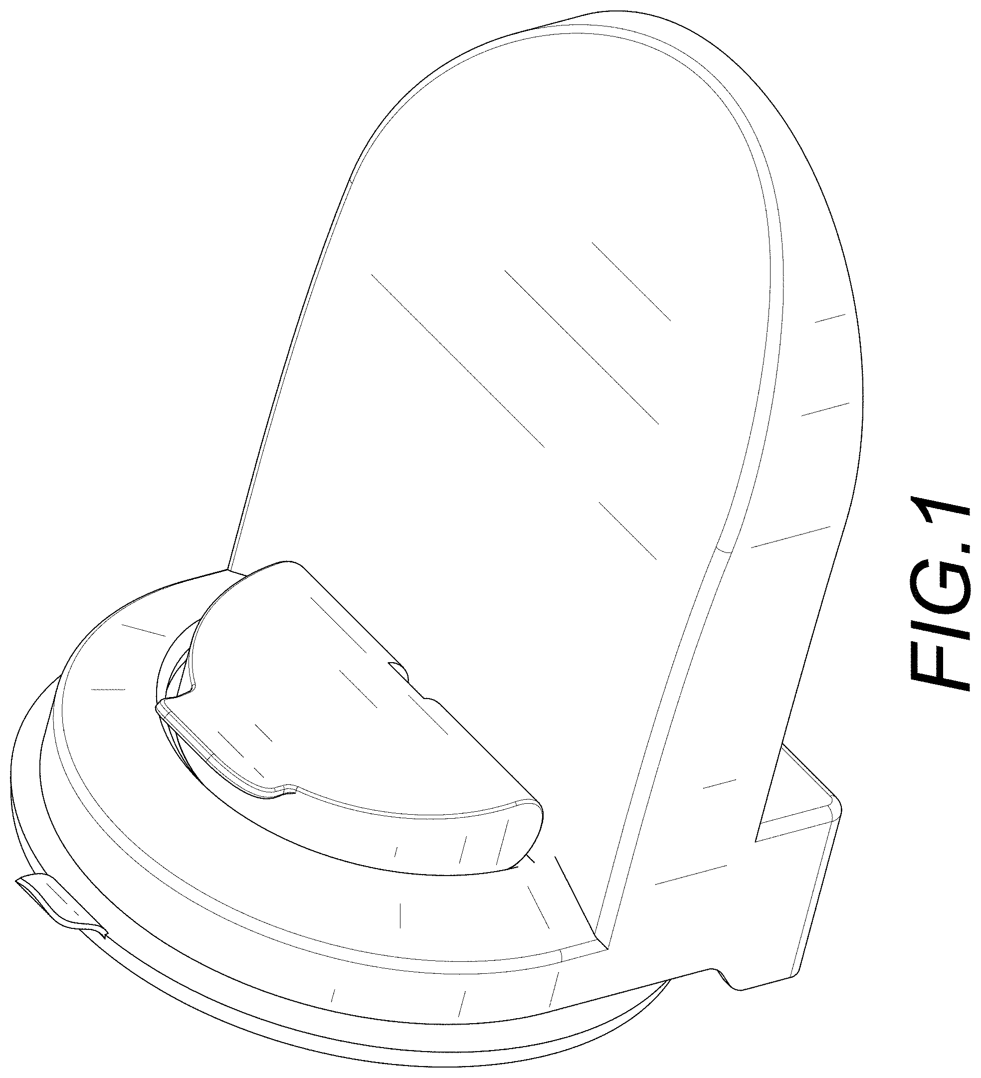 Patent USD1001523 Figure 1 – Foot rest
