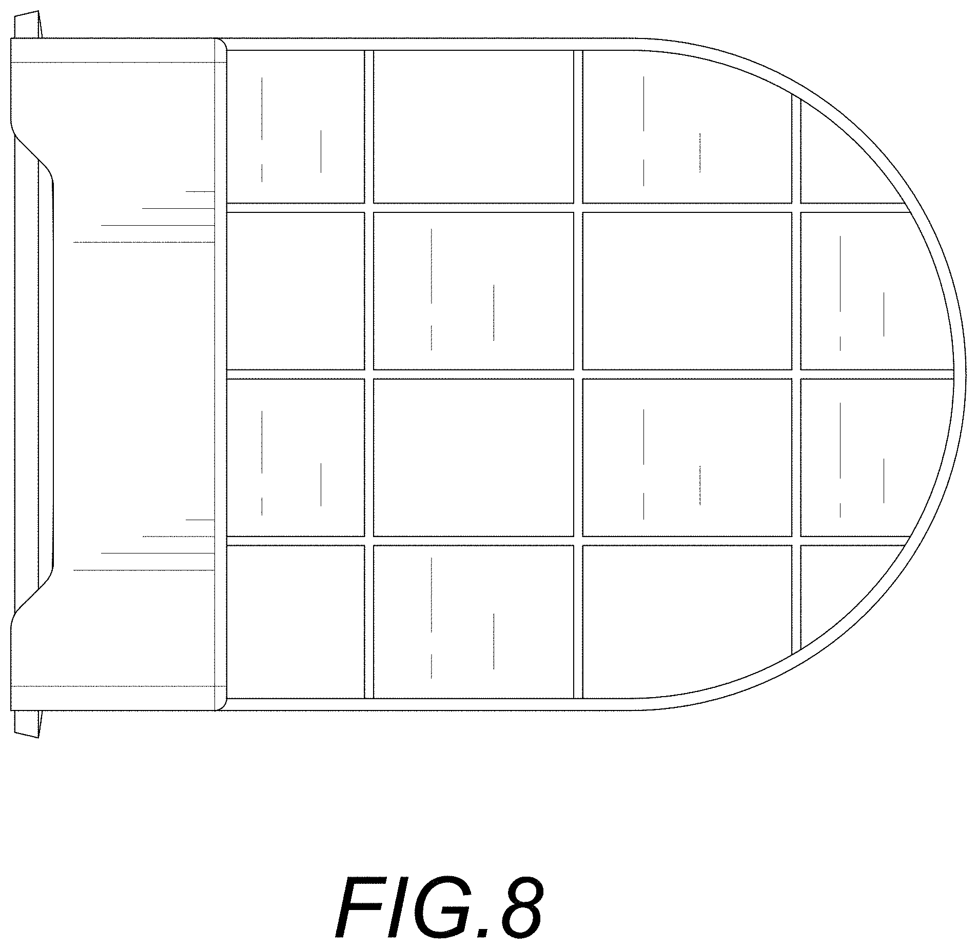 Patent USD1001523 Figure 8 – Foot rest