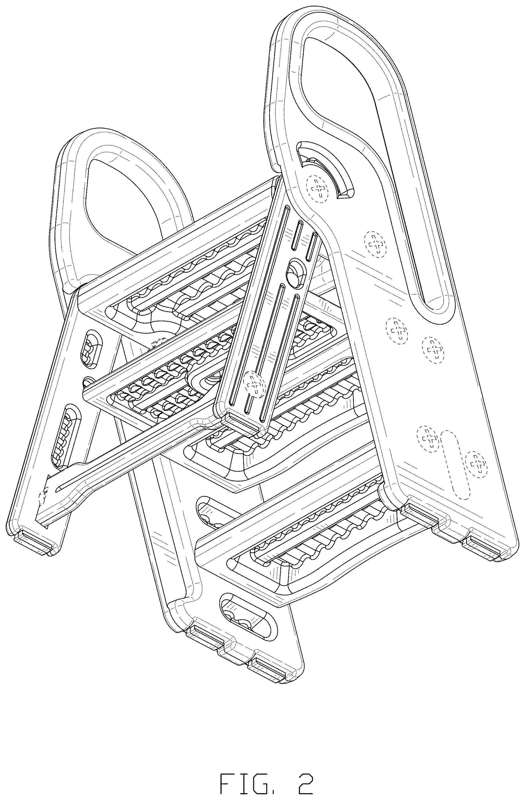 Patent USD1001524 Figure 2 – Step stool