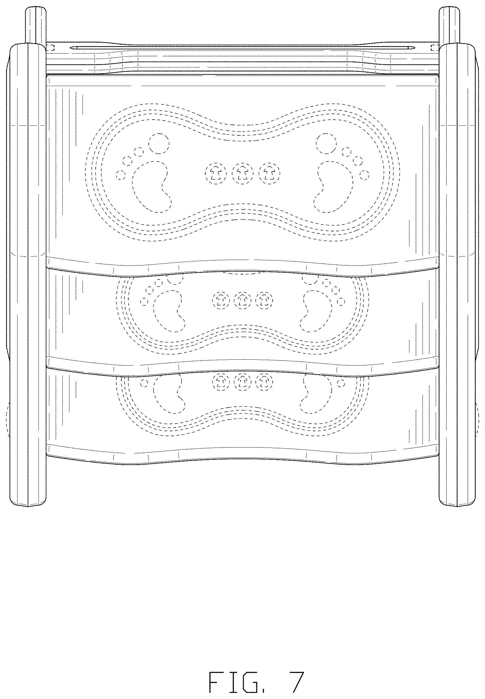 Patent USD1001524 Figure 7 – Step stool