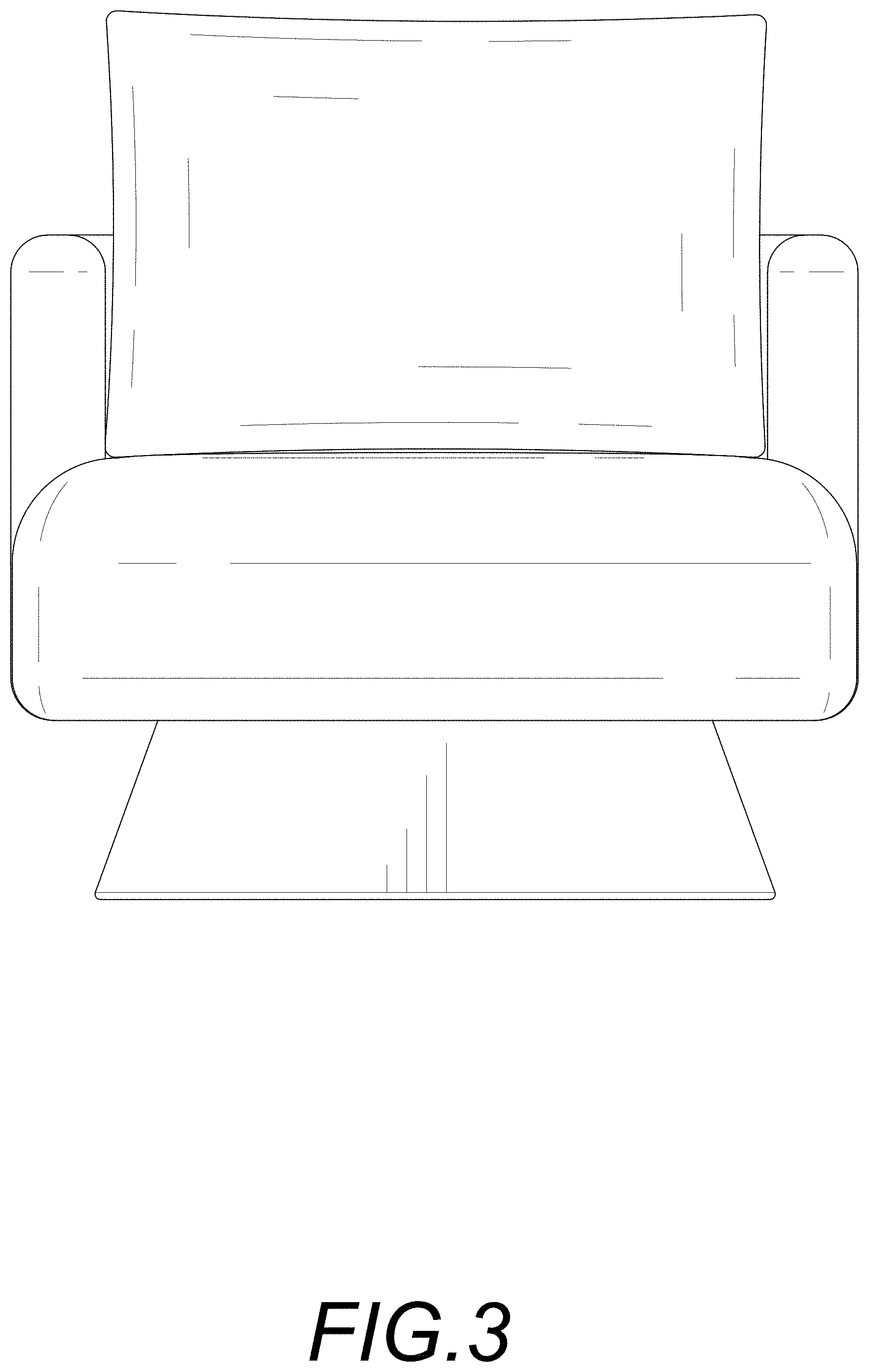Patent USD1001525 Figure 3 – Sofa