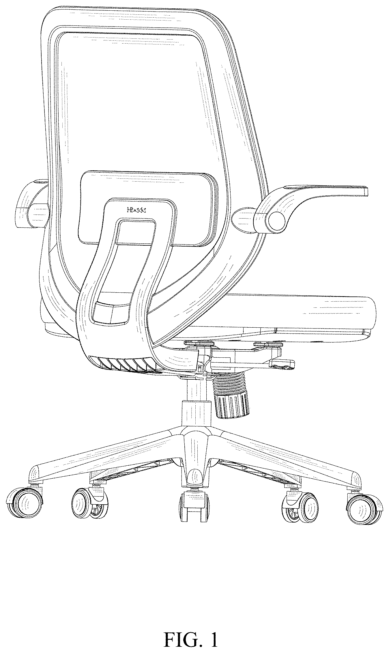 Patent USD1001526 Figure 1 – Chair
