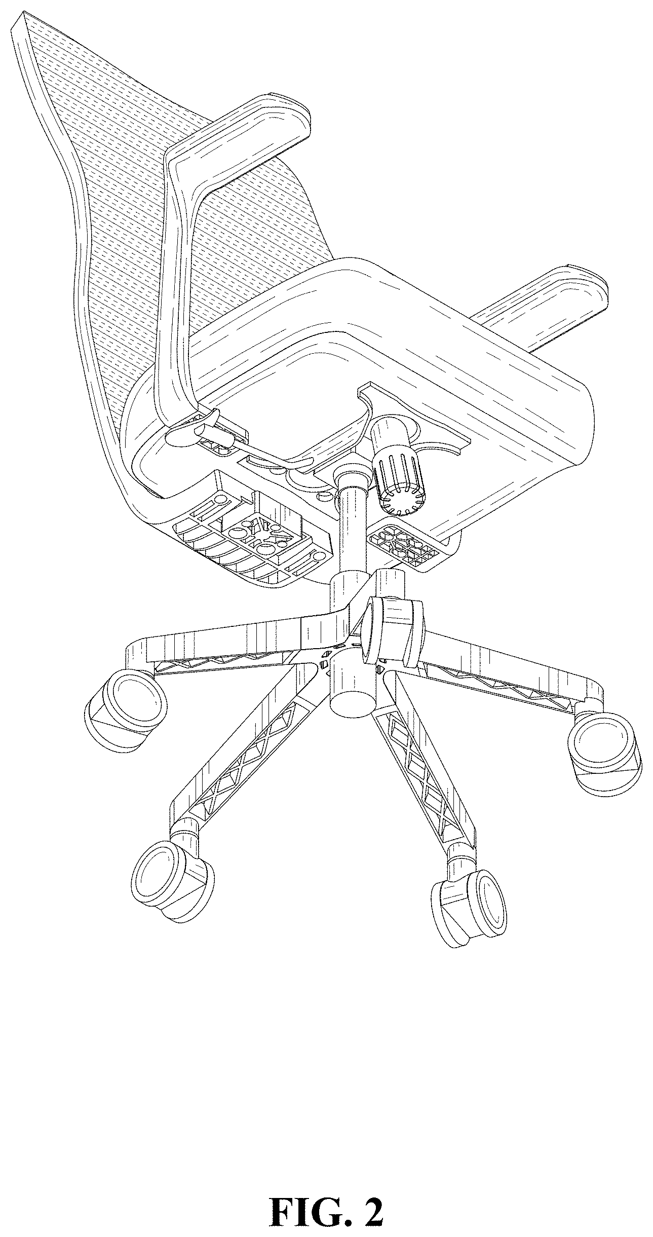 Patent USD1001527 Figure 2 – Office chair