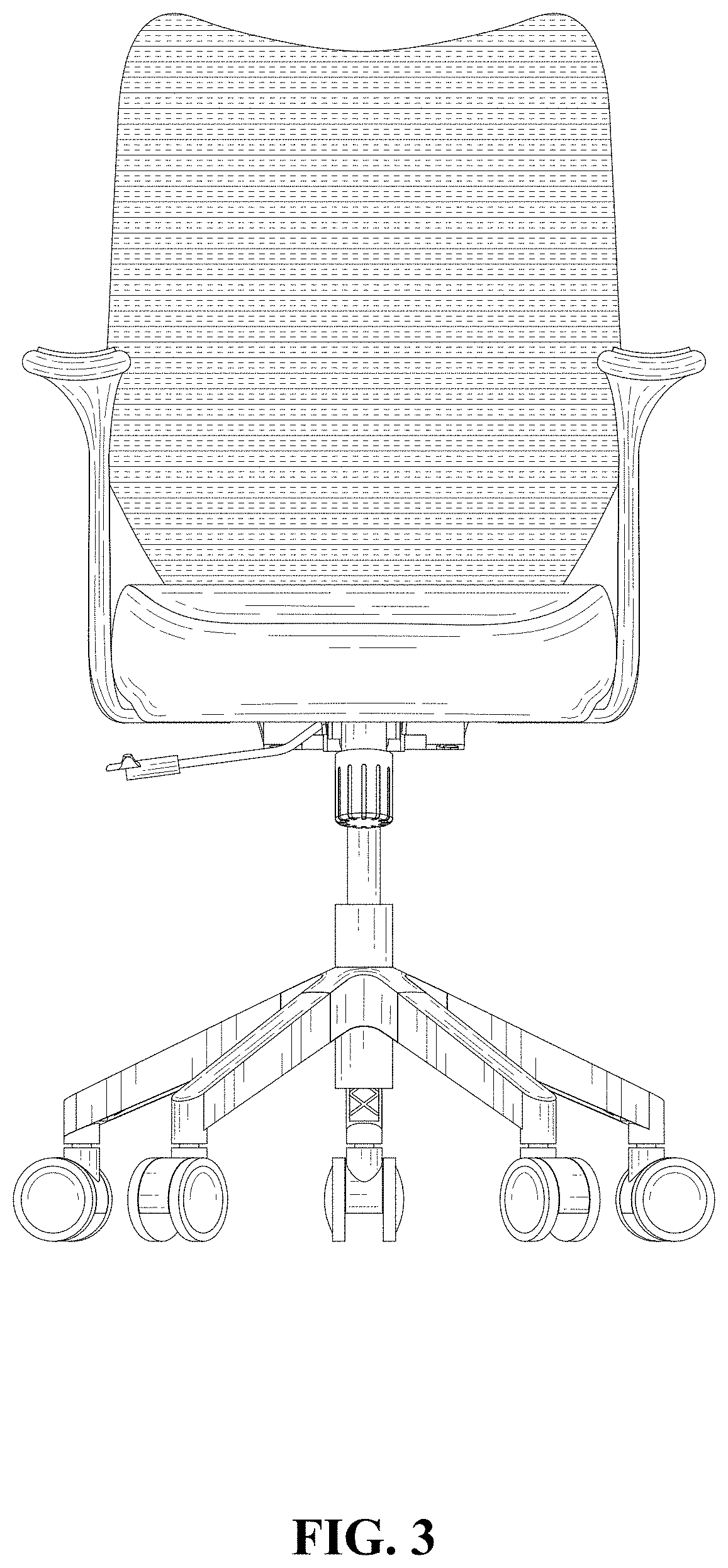 Patent USD1001527 Figure 3 – Office chair