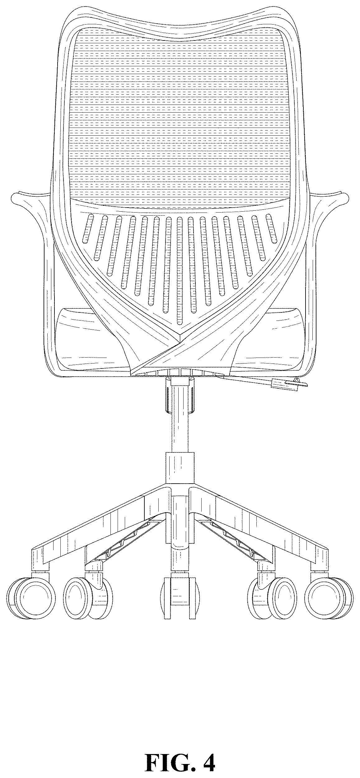 Patent USD1001527 Figure 4 – Office chair
