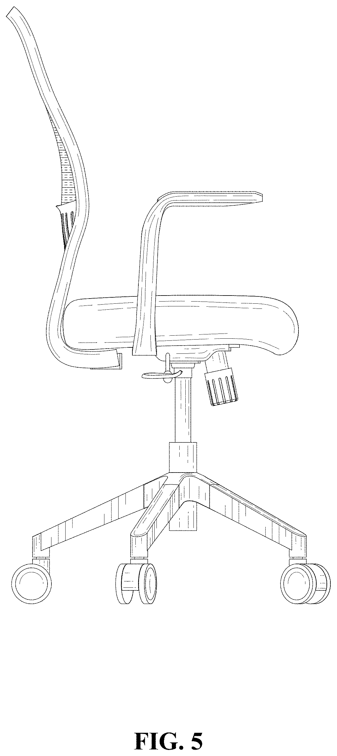 Patent USD1001527 Figure 5 – Office chair