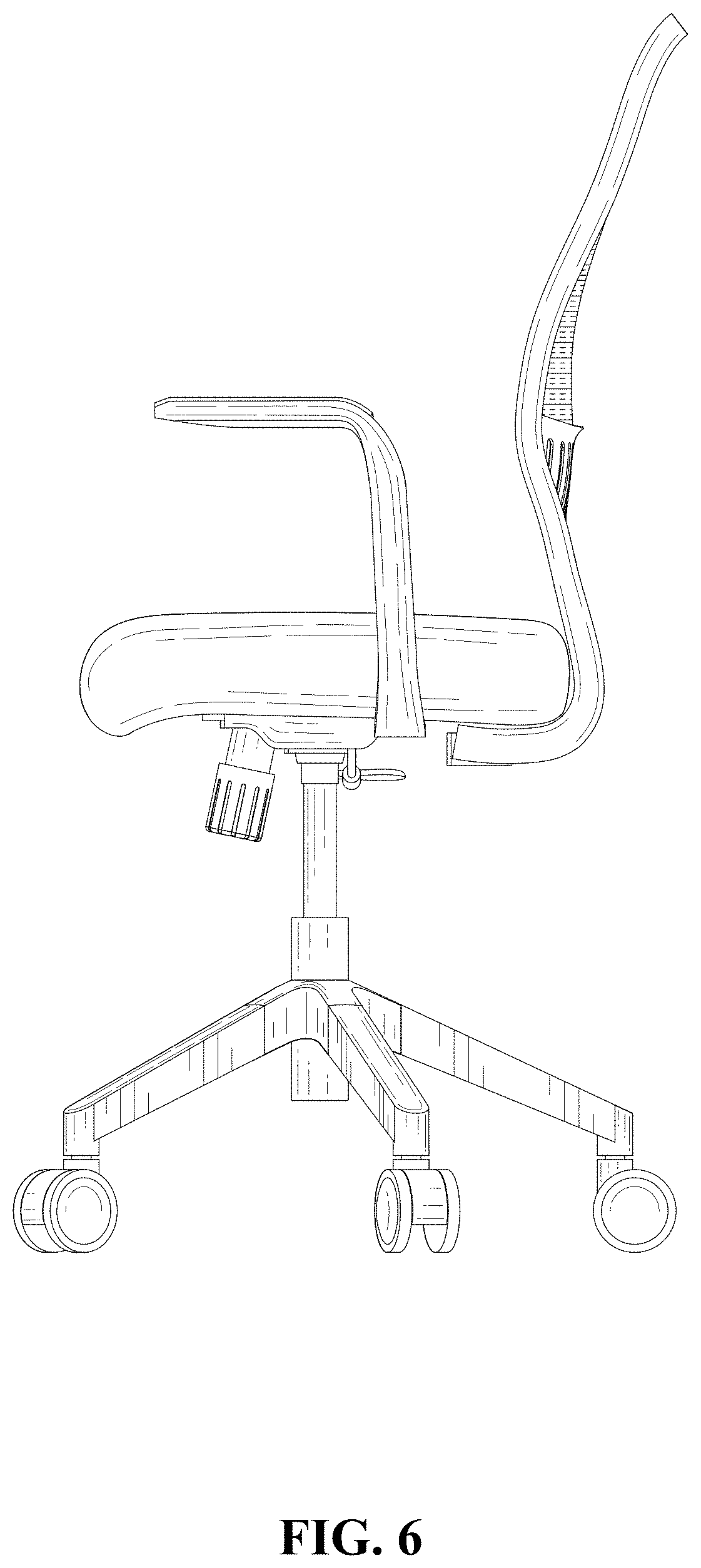 Patent USD1001527 Figure 6 – Office chair