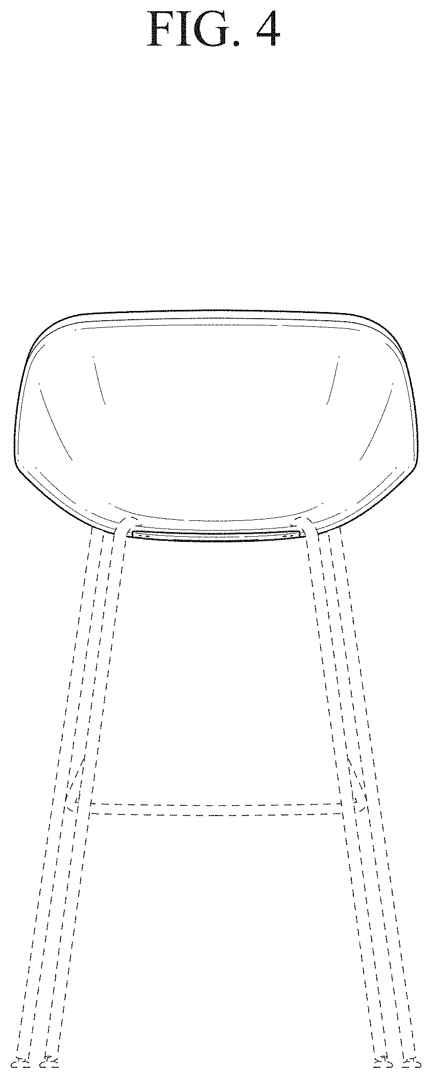 Patent USD1001528 Figure 4 – Chair