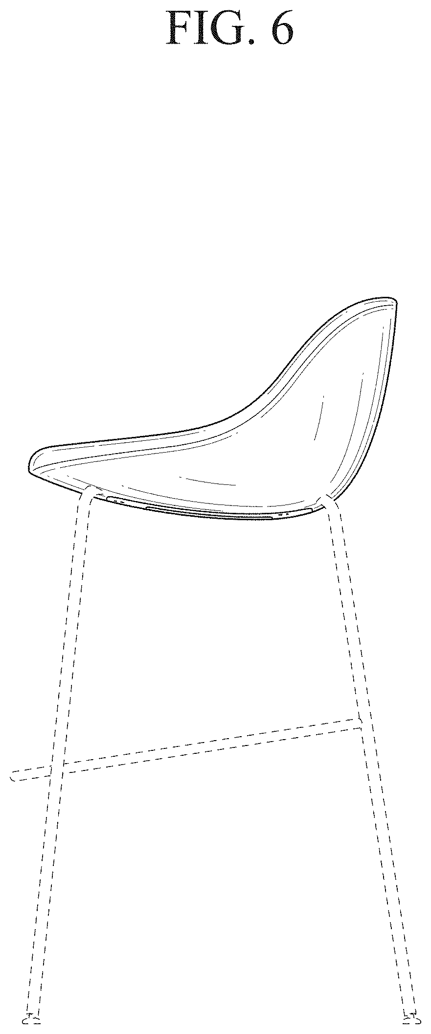 Patent USD1001528 Figure 6 – Chair