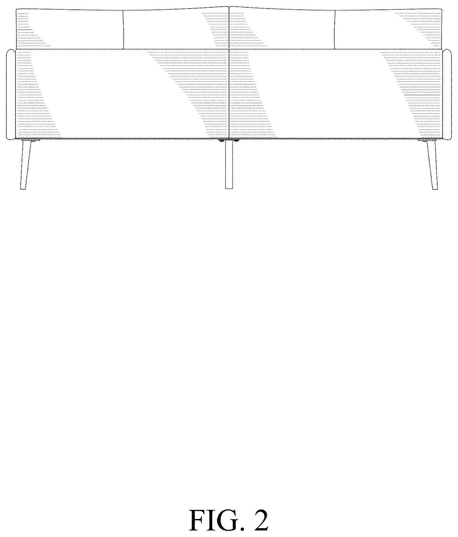 Patent USD1001529 Figure 2 – Sofa