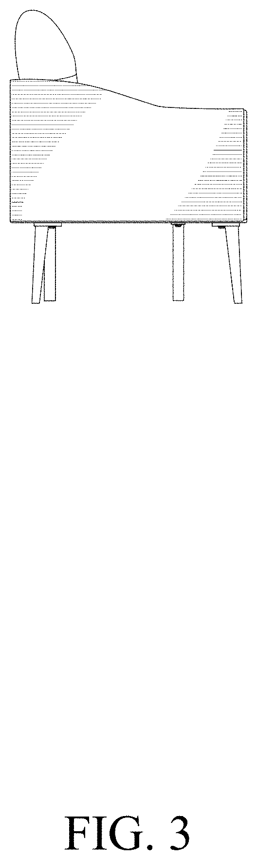 Patent USD1001529 Figure 3 – Sofa