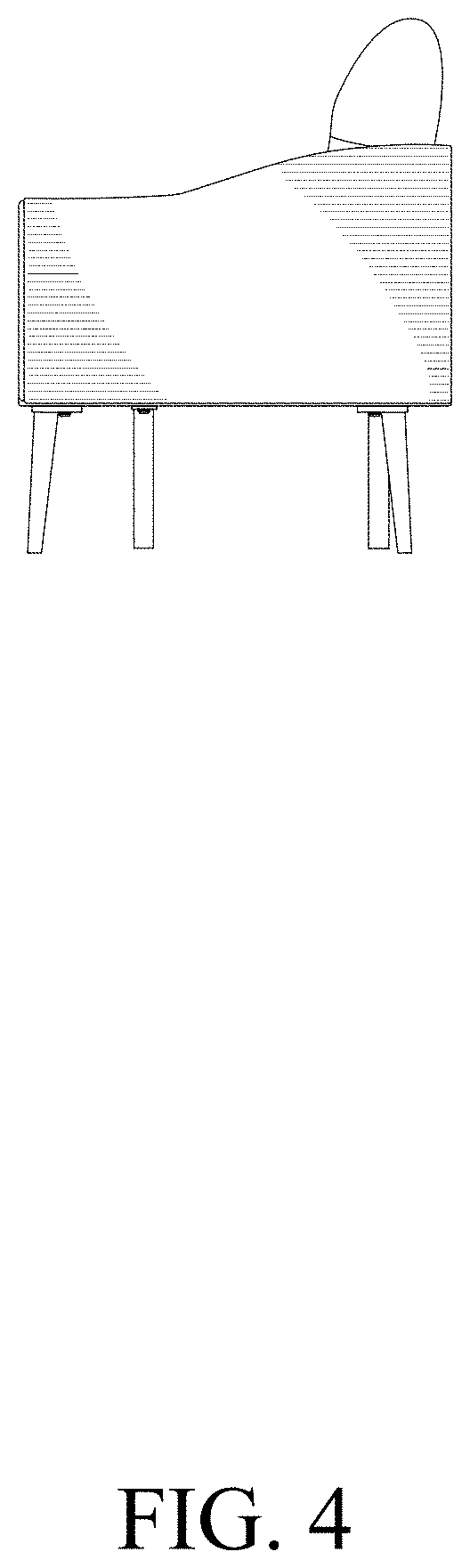 Patent USD1001529 Figure 4 – Sofa