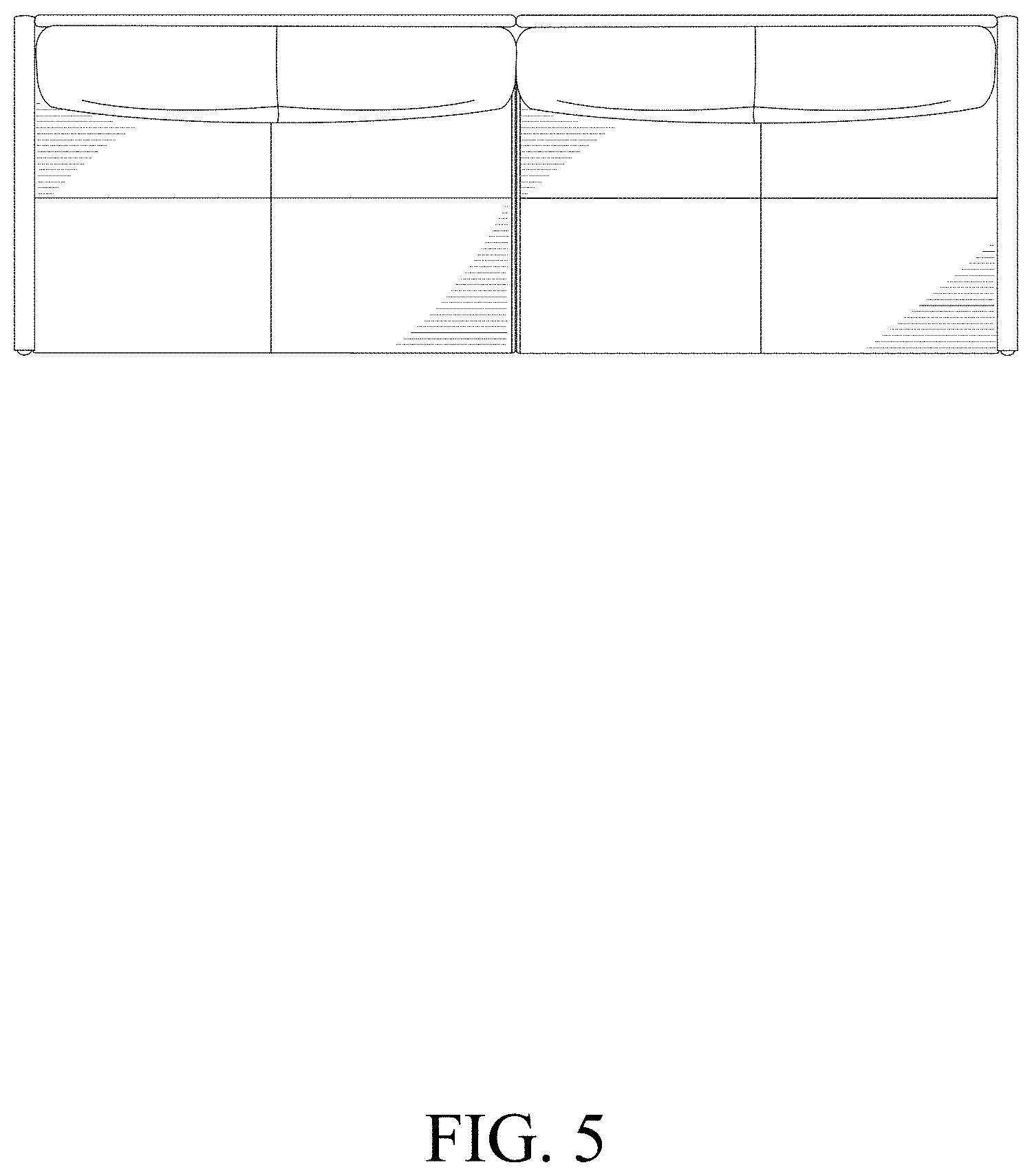 Patent USD1001529 Figure 5 – Sofa