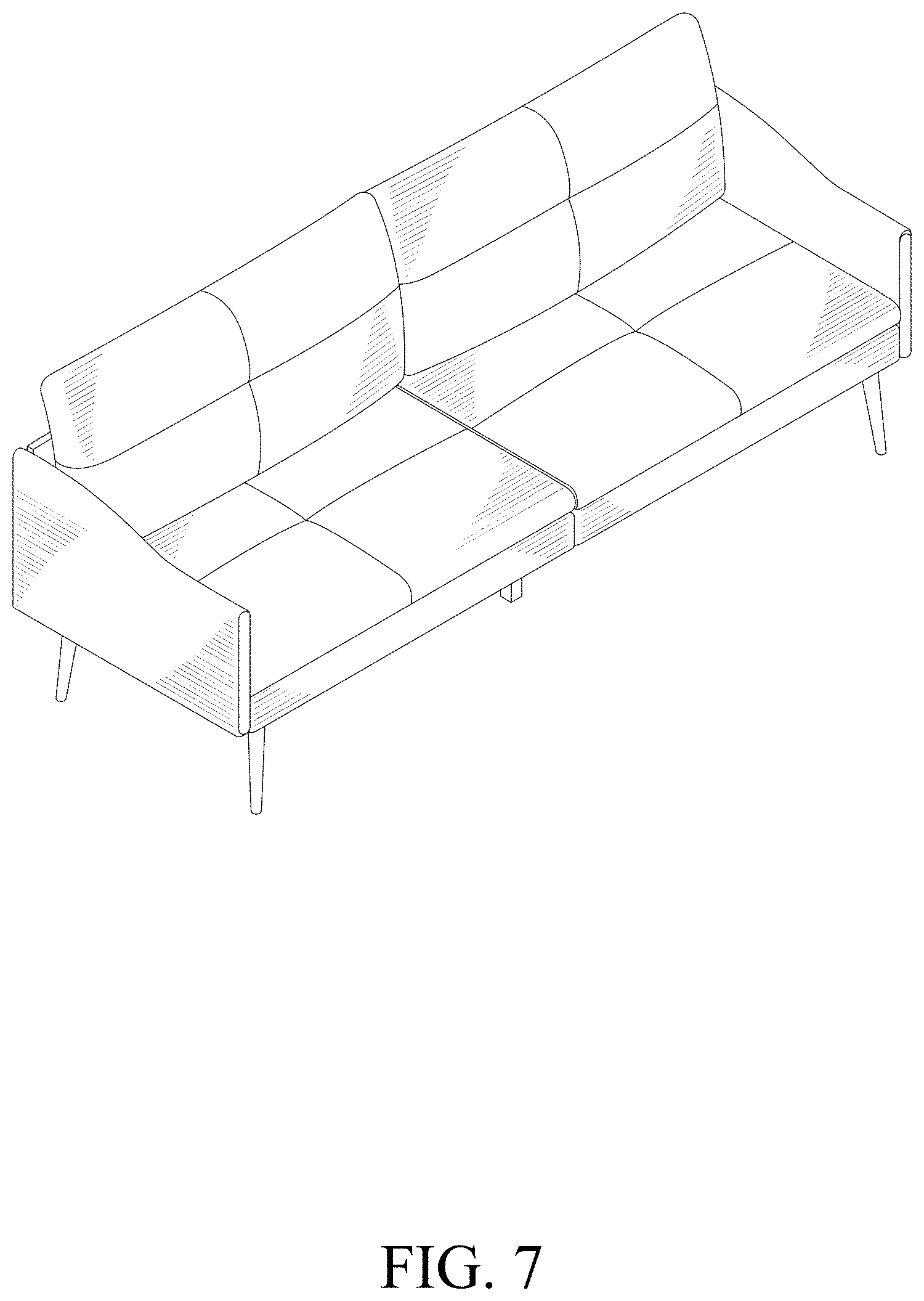 Patent USD1001529 Figure 7 – Sofa