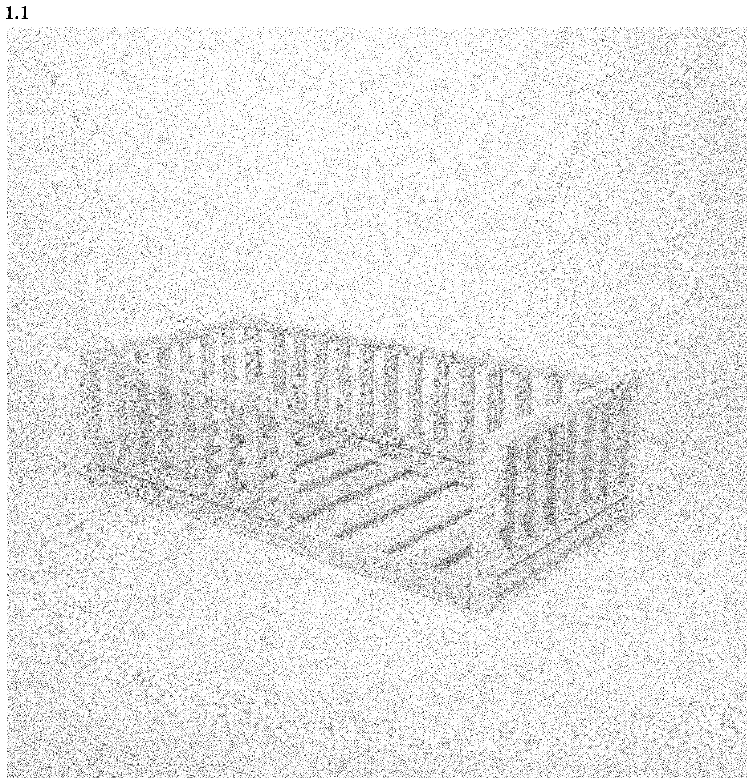 Patent USD1001531 Figure 1 – Bed for children