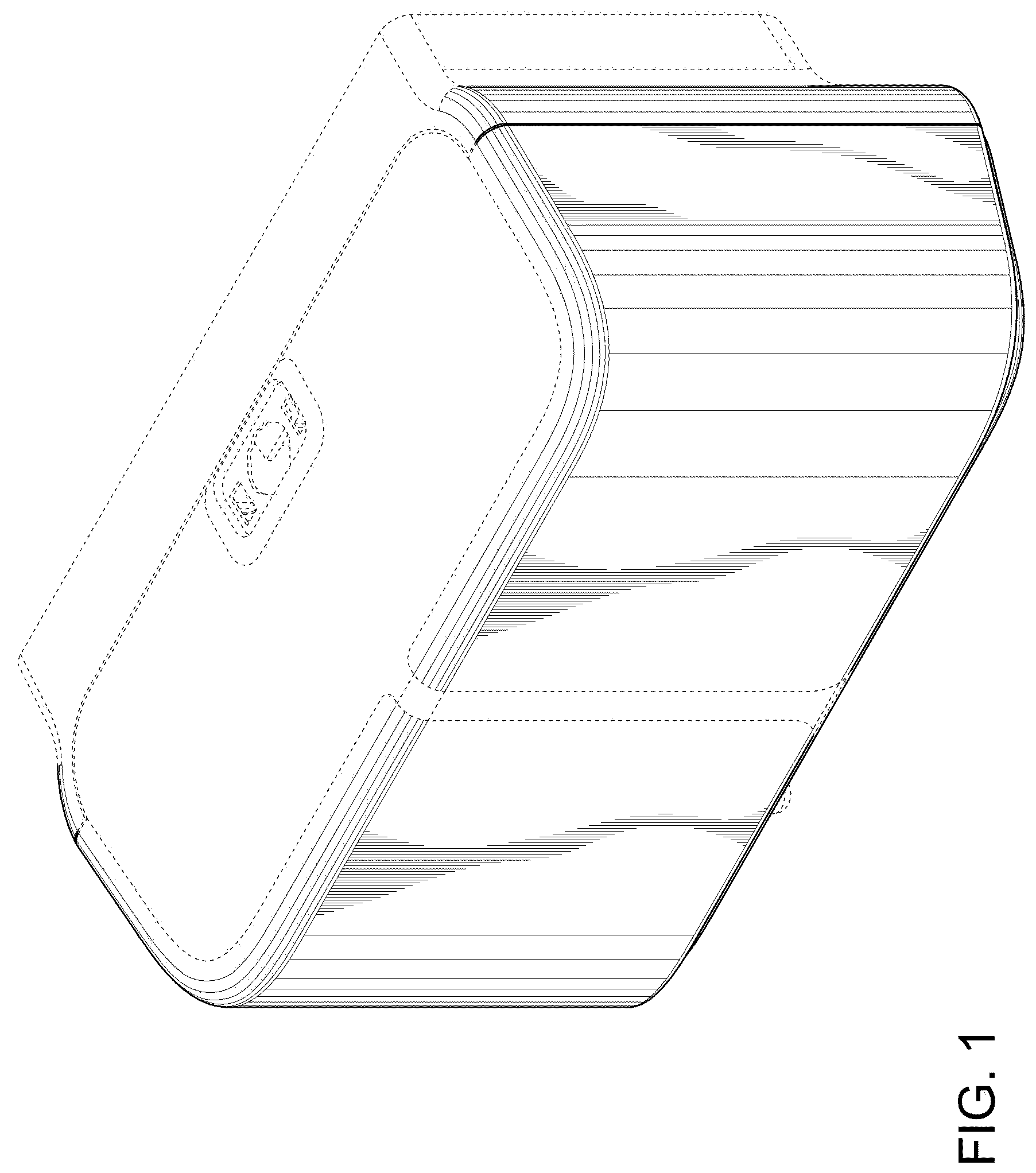 Patent USD1001534 Figure 1 – Paper dispenser