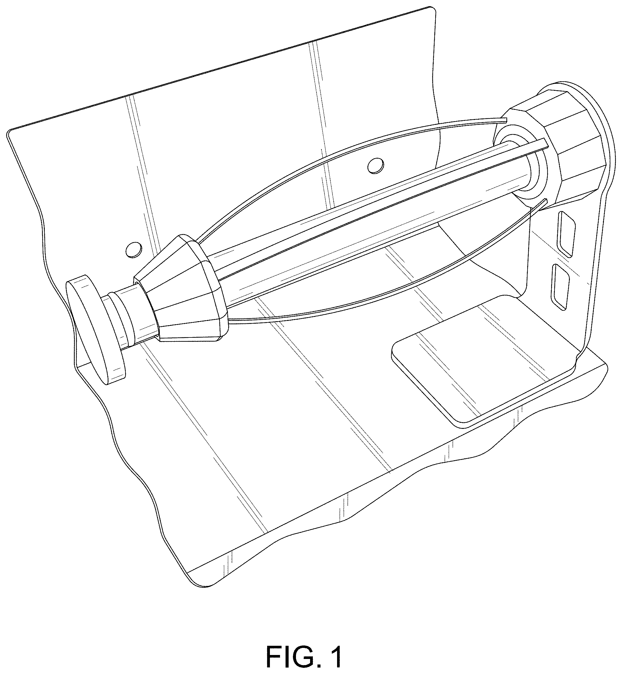 Patent USD1001537 Figure 1 – Toilet paper holder