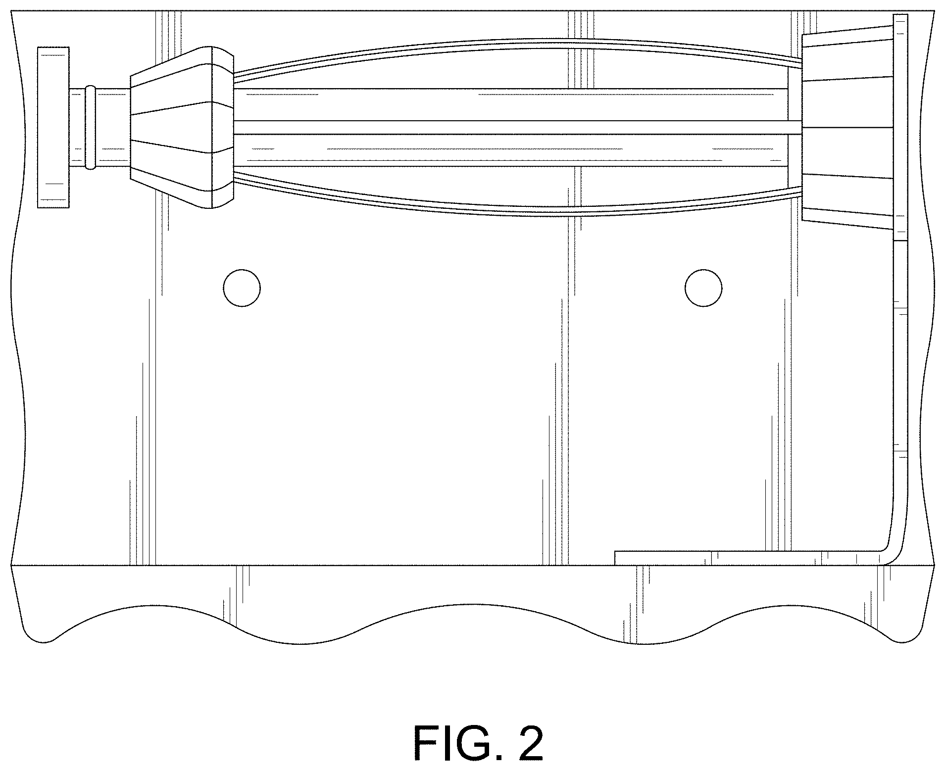 Patent USD1001537 Figure 2 – Toilet paper holder
