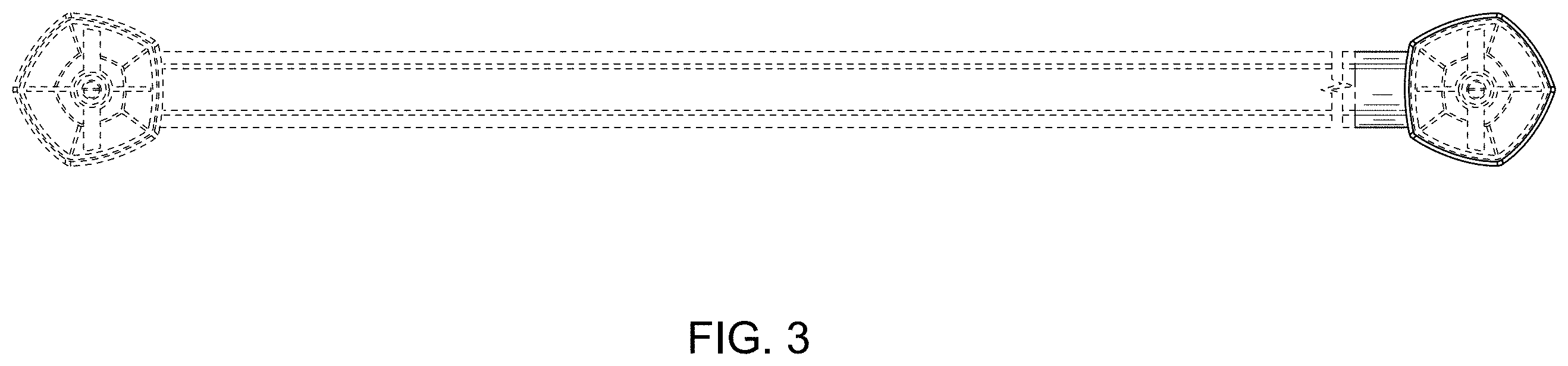Patent USD1001538 Figure 3 – Grab bar