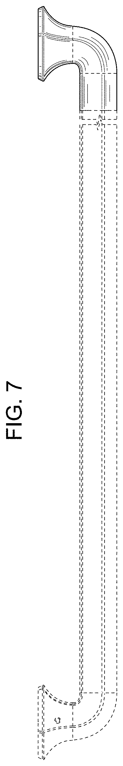 Patent USD1001538 Figure 7 – Grab bar