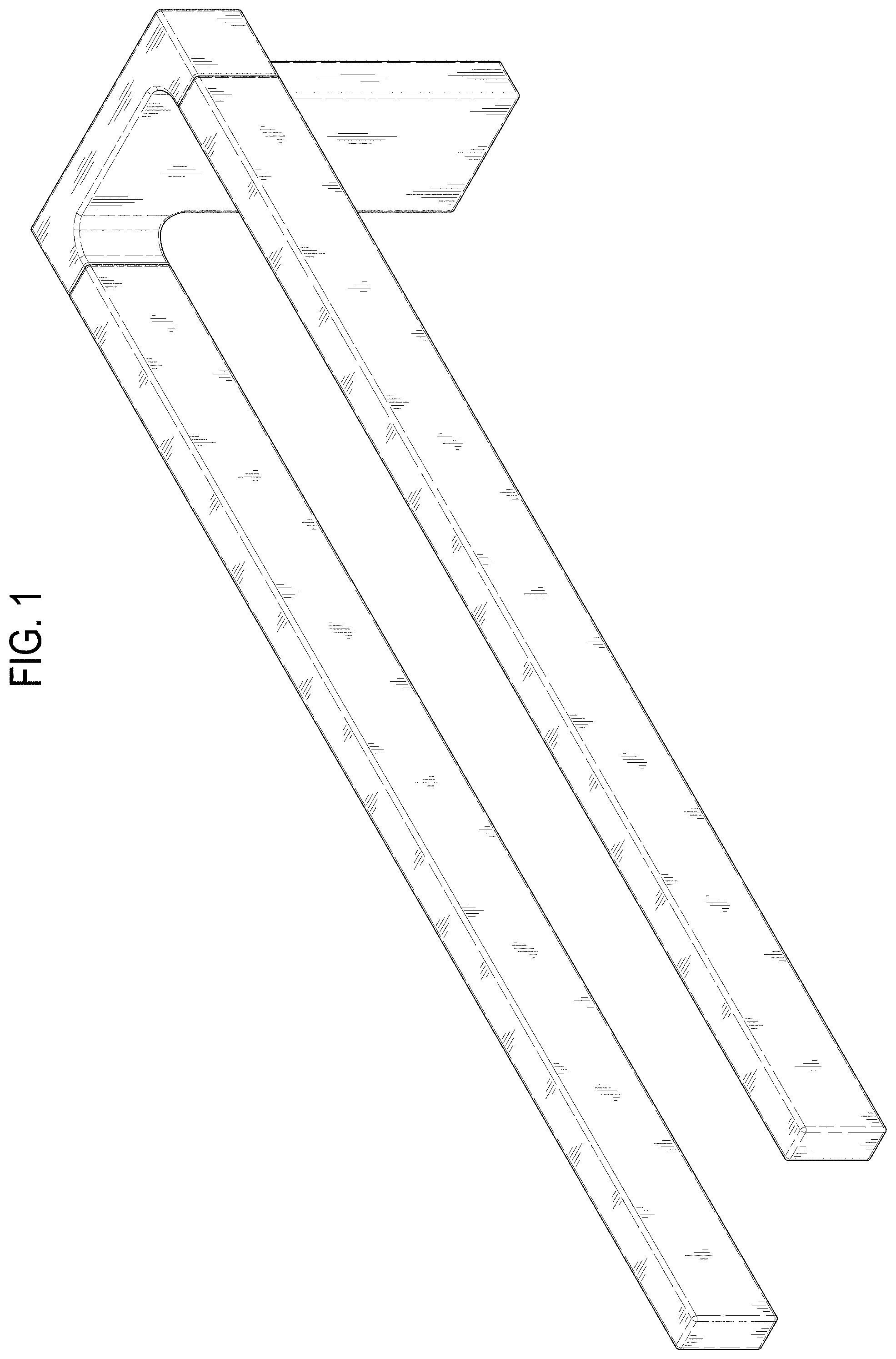 Patent USD1001544 Figure 1 – Towel holder