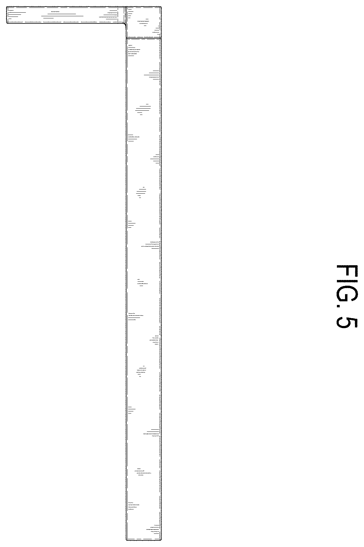 Patent USD1001544 Figure 5 – Towel holder