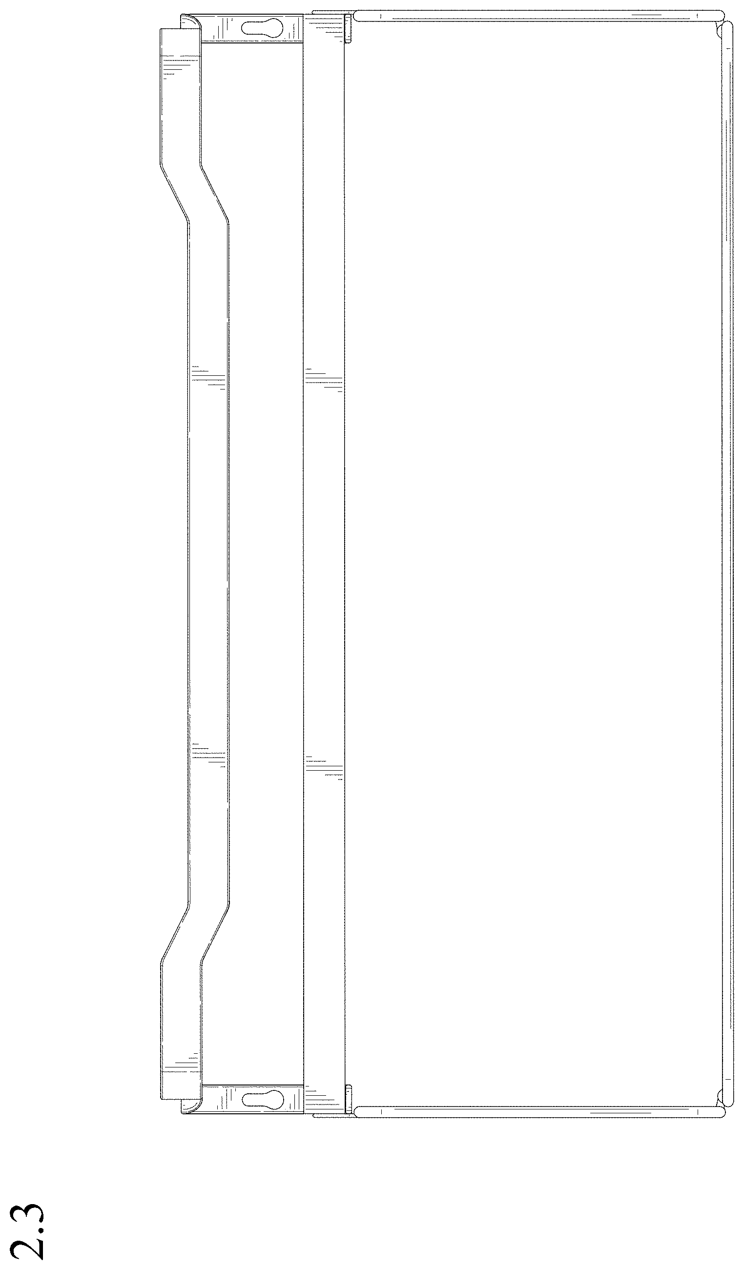 Patent USD1001547 Figure 3 – Wall-mounted bathroom shelf
