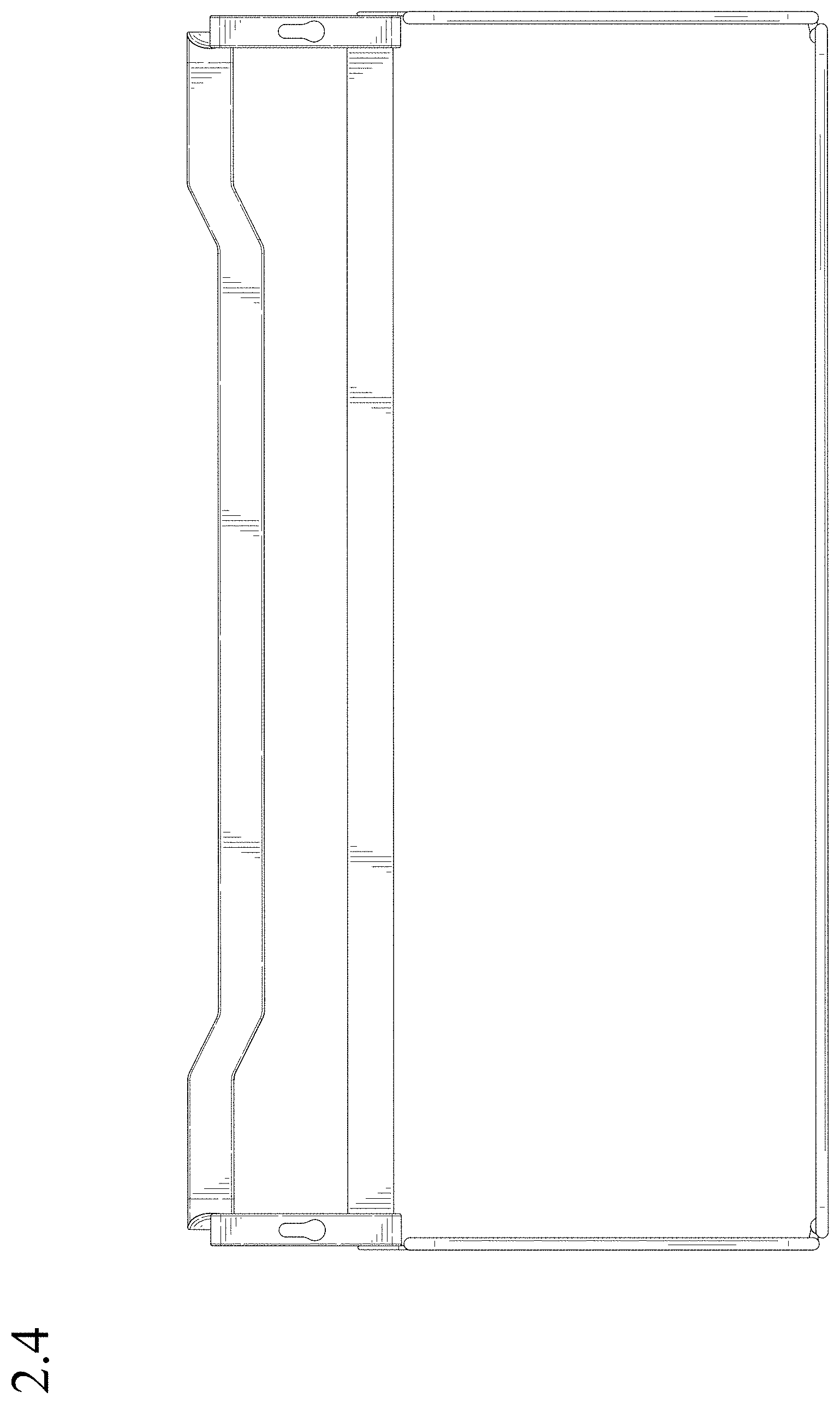 Patent USD1001547 Figure 4 – Wall-mounted bathroom shelf