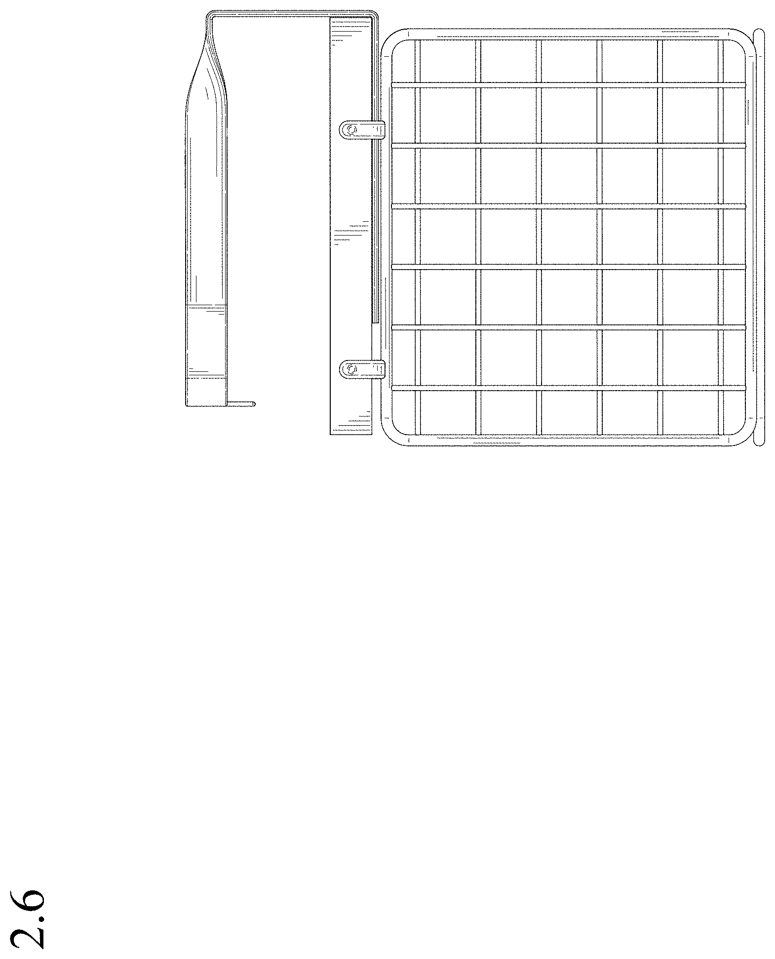 Patent USD1001547 Figure 6 – Wall-mounted bathroom shelf