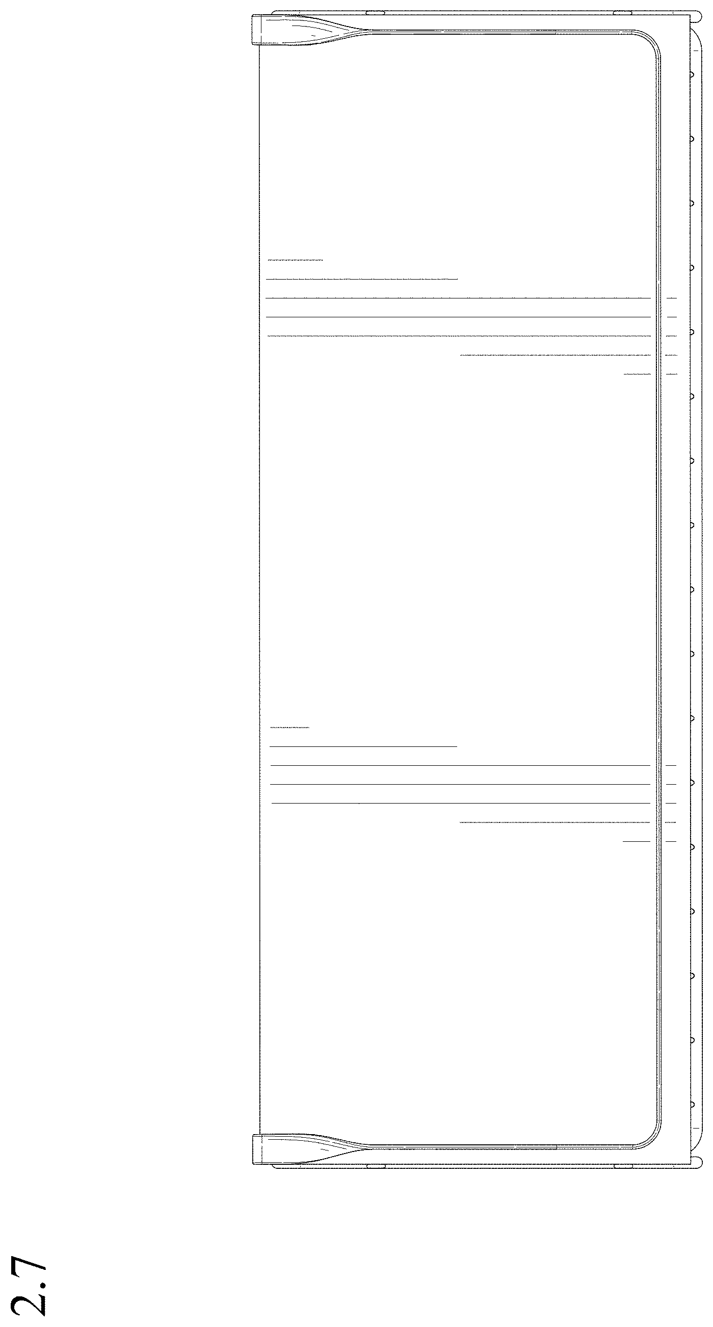 Patent USD1001547 Figure 7 – Wall-mounted bathroom shelf