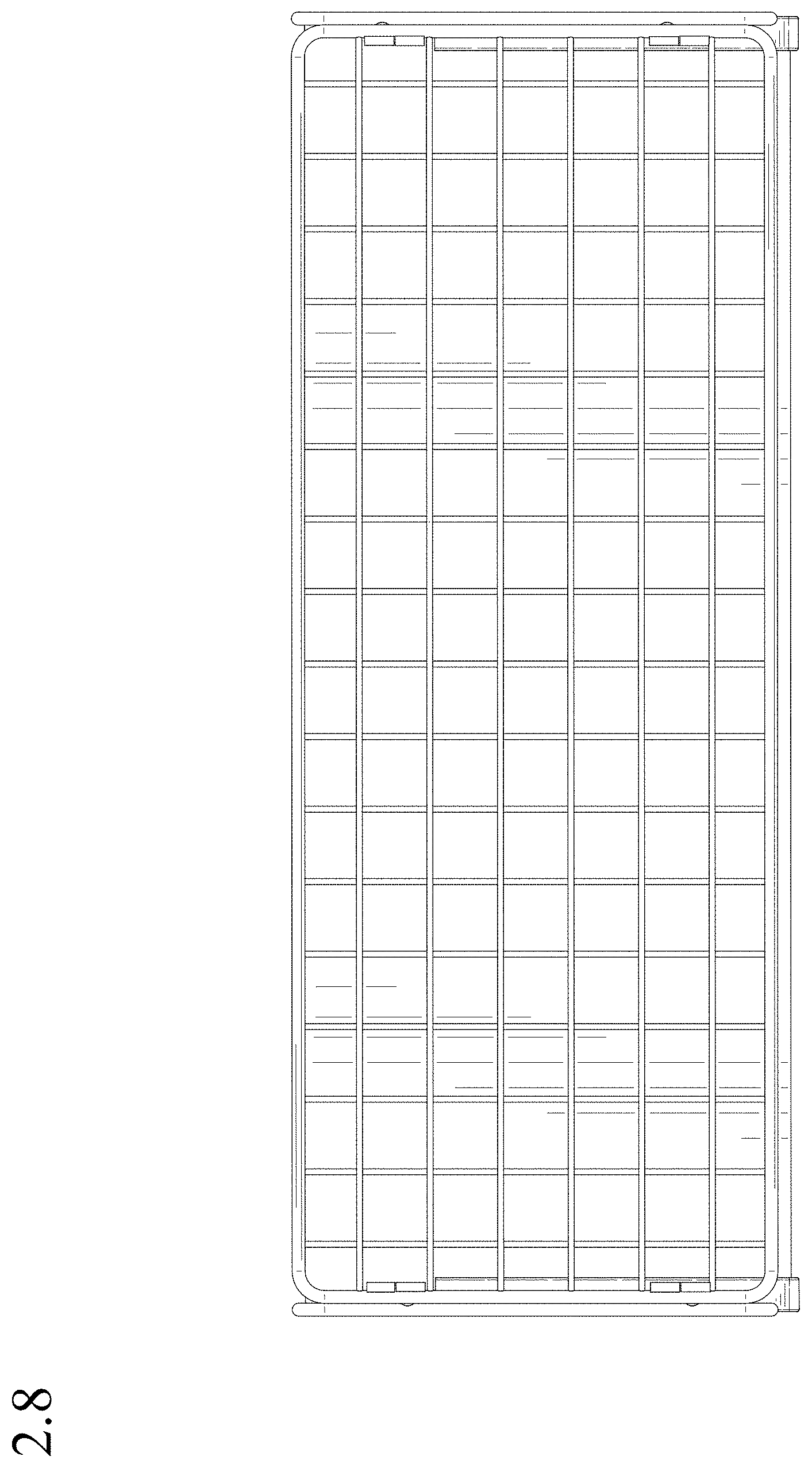 Patent USD1001547 Figure 8 – Wall-mounted bathroom shelf