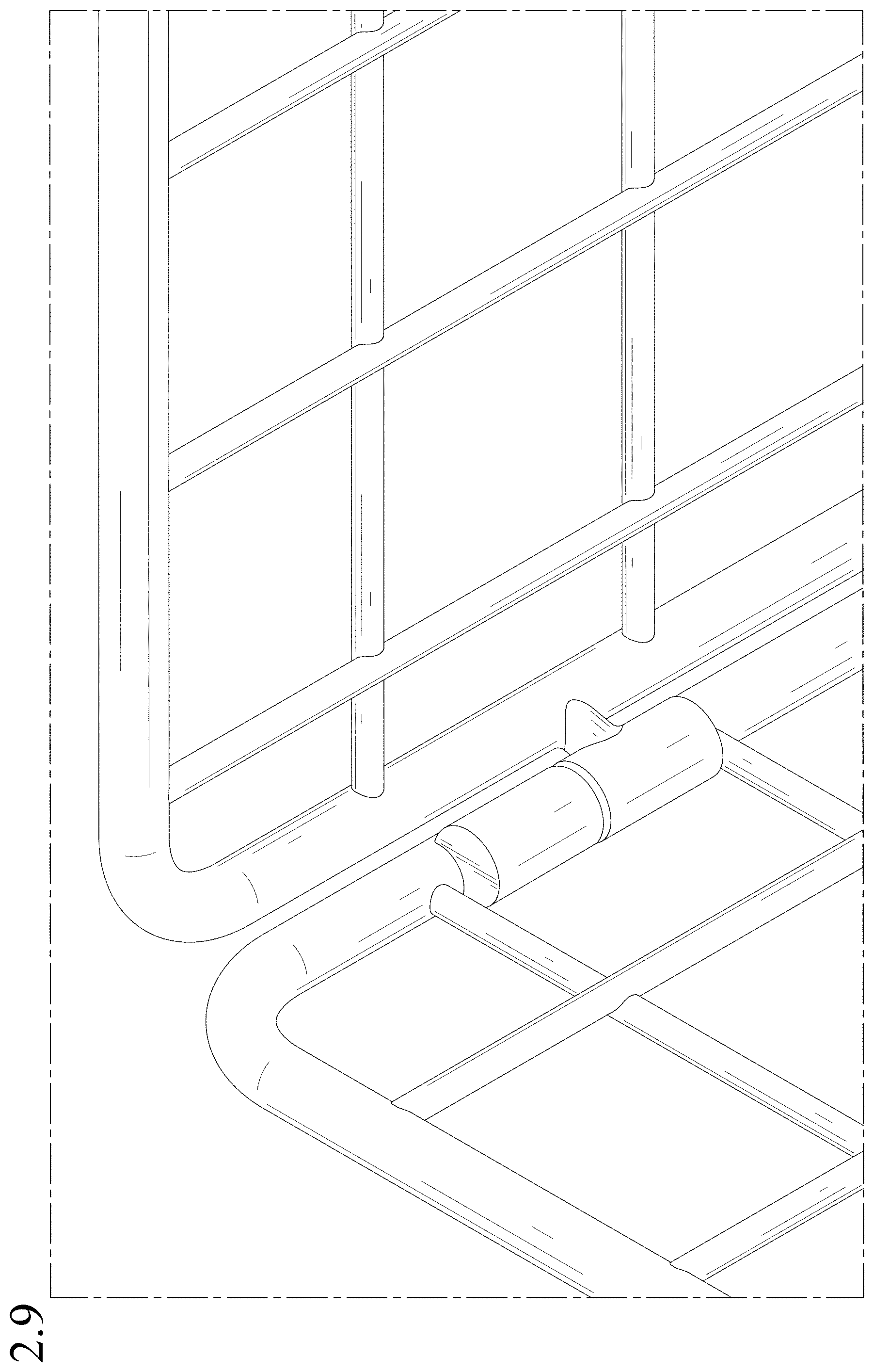 Patent USD1001547 Figure 9 – Wall-mounted bathroom shelf