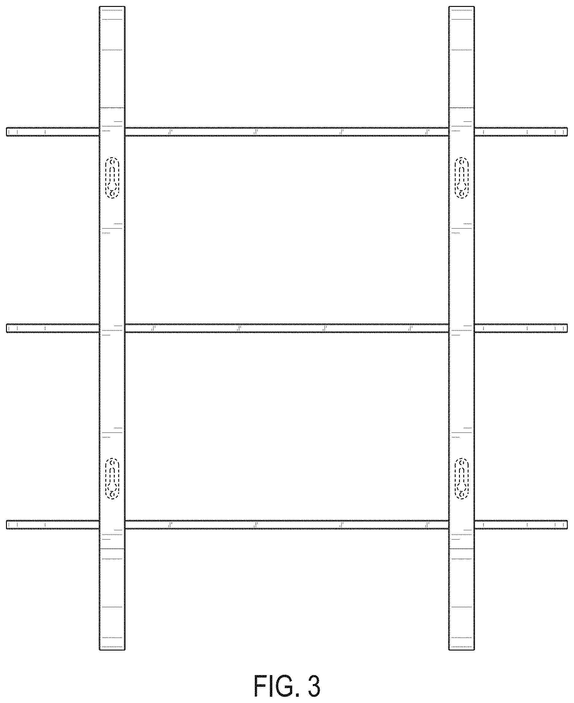 Patent USD1001548 Figure 3 – Wall-mounted shelf