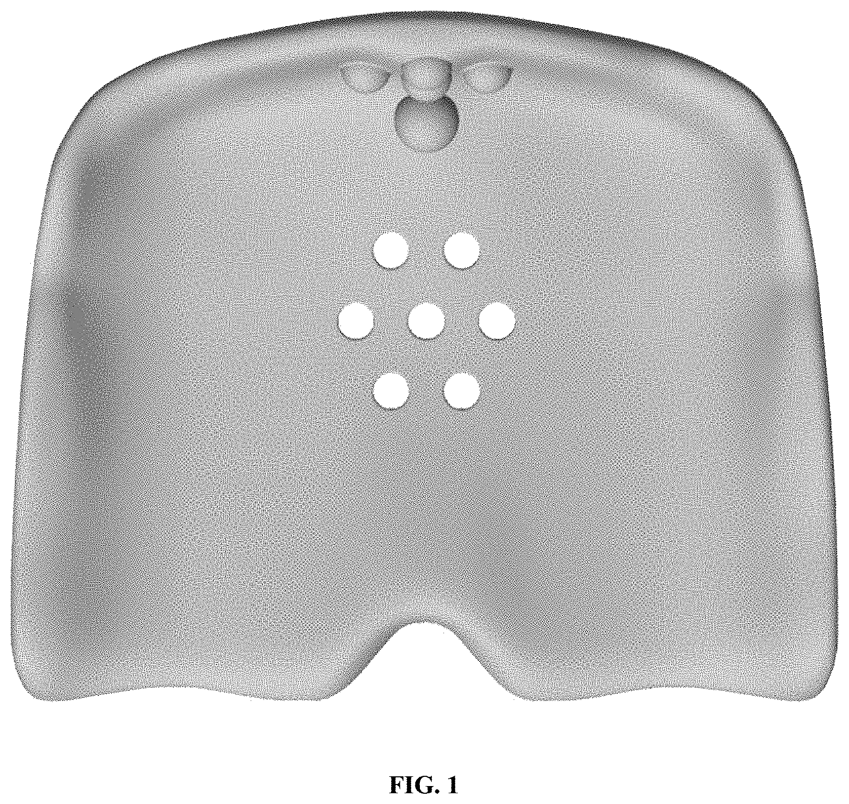 Patent USD1001549 — Cushion — Figure 1