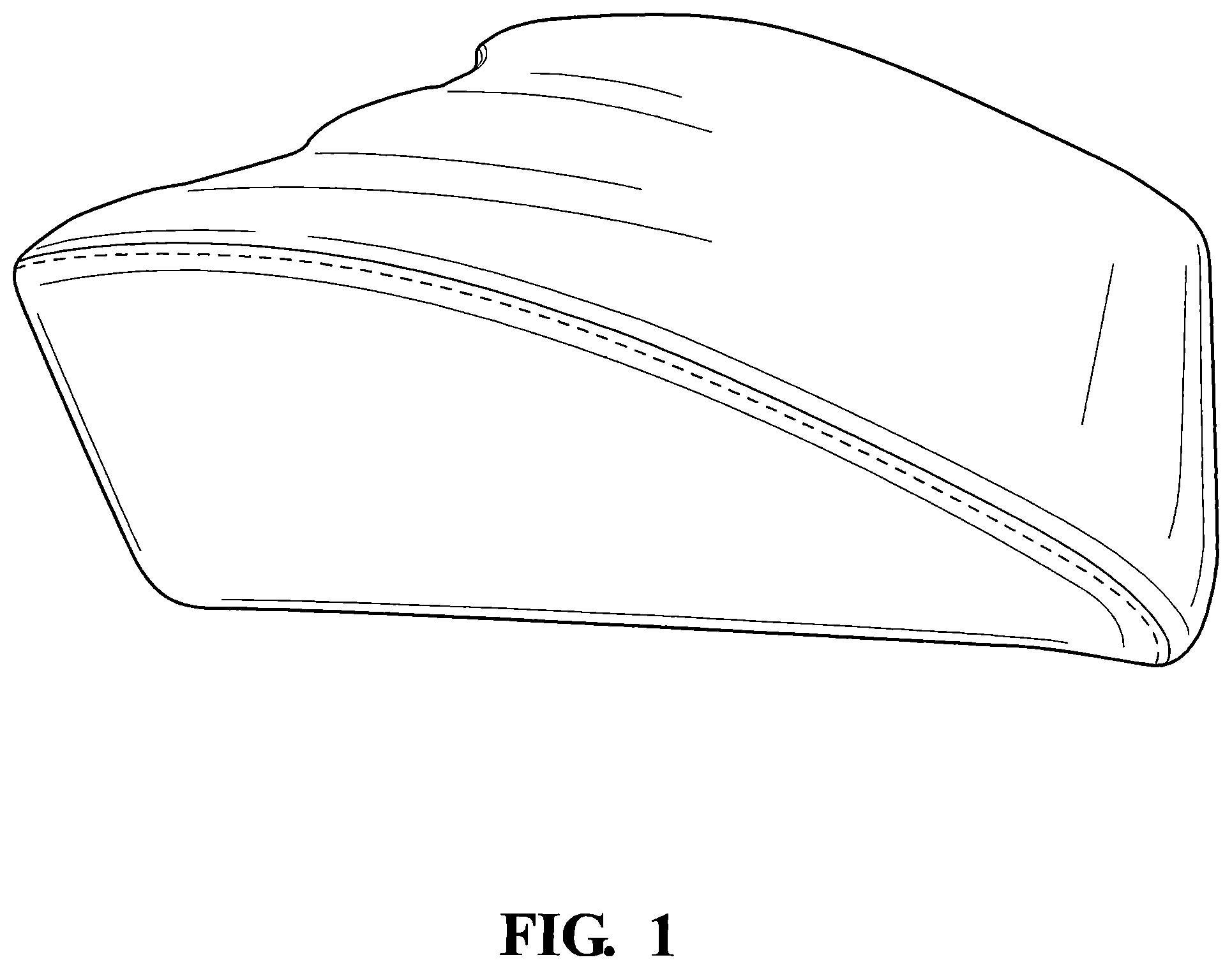 Patent USD1001550 — Fixing pad — Figure 1
