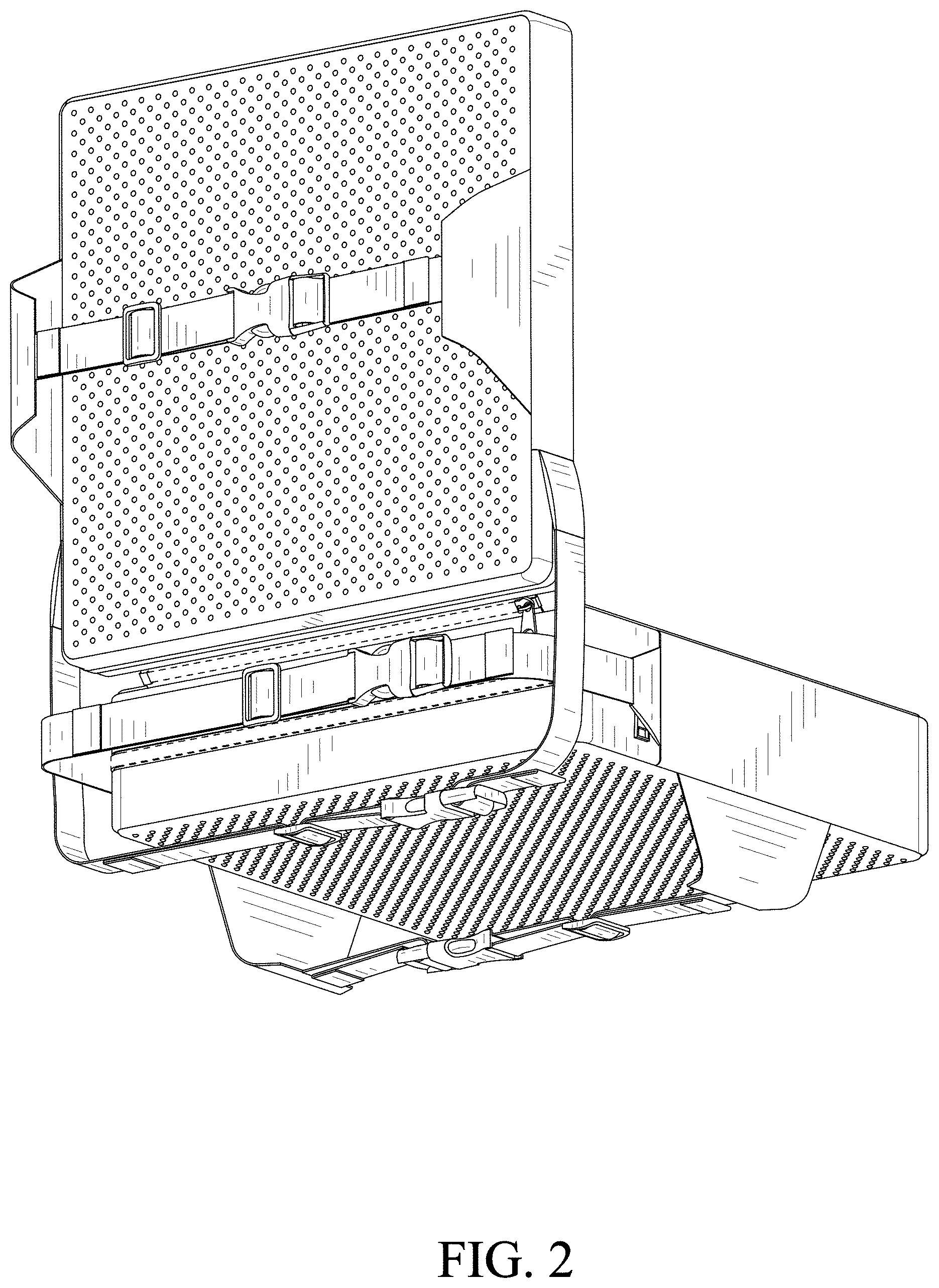 Patent USD1001551 Figure 2 – Booster cushion