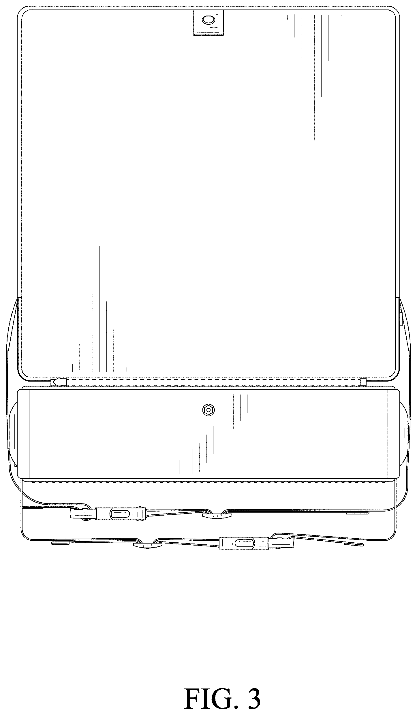 Patent USD1001551 Figure 3 – Booster cushion
