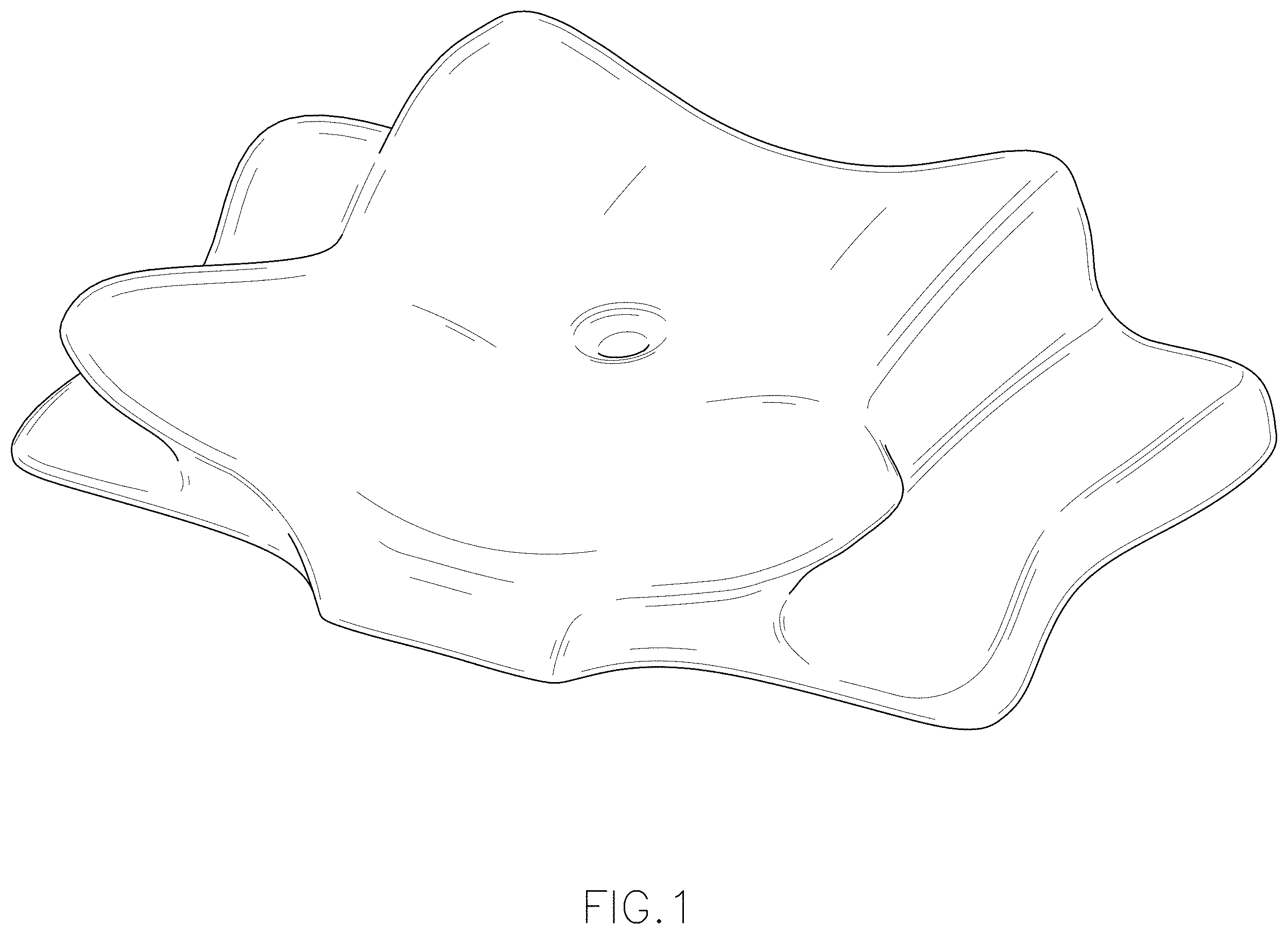 Patent USD1001552 Figure 1 – Pillow