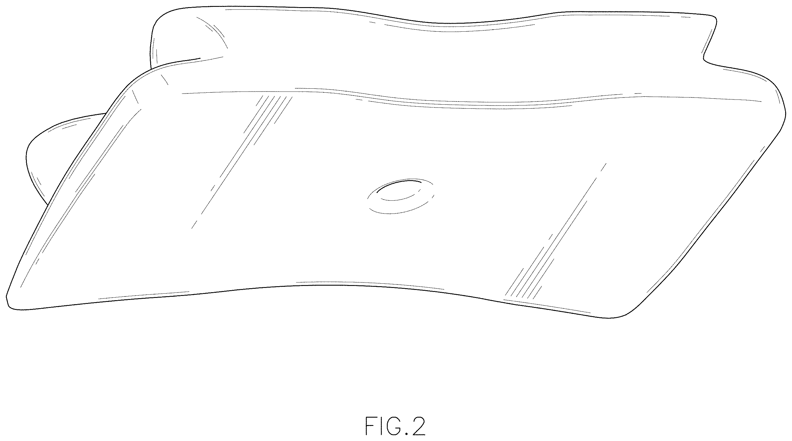 Patent USD1001554 Figure 2 – Butterfly-shaped pillow