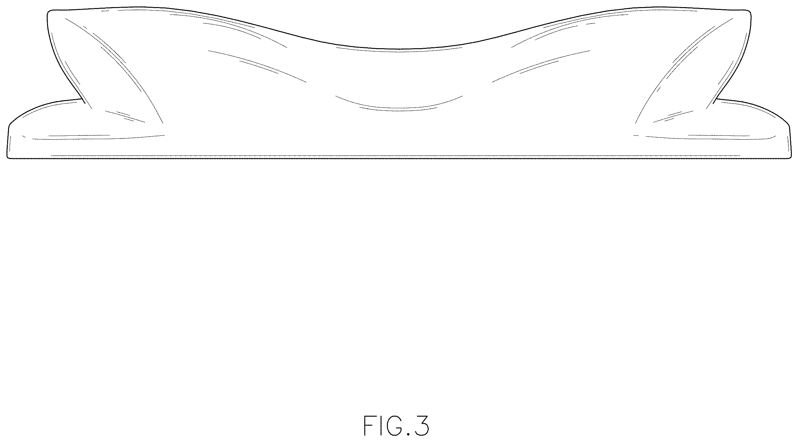 Patent USD1001554 Figure 3 – Butterfly-shaped pillow