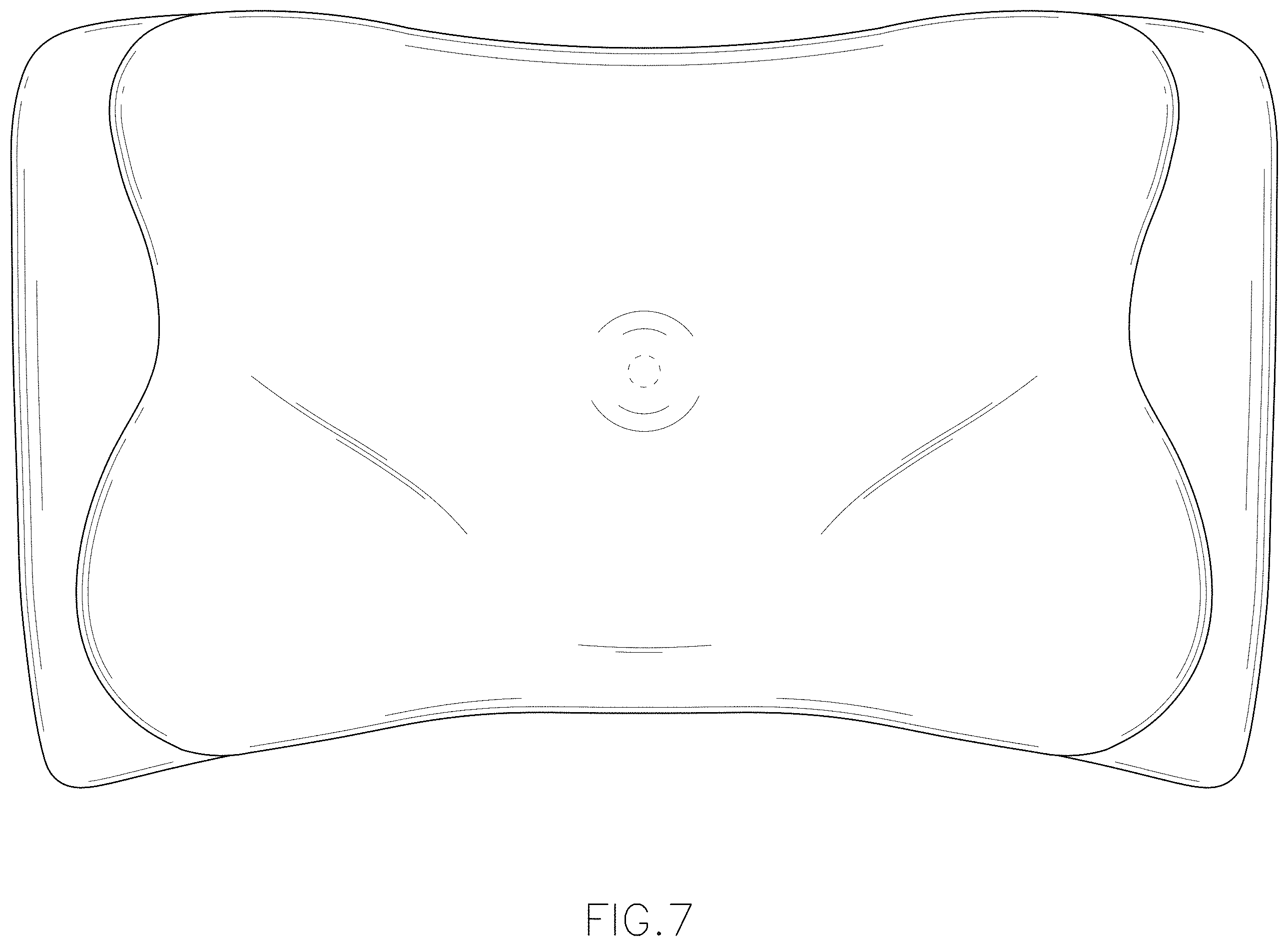 Patent USD1001554 Figure 7 – Butterfly-shaped pillow