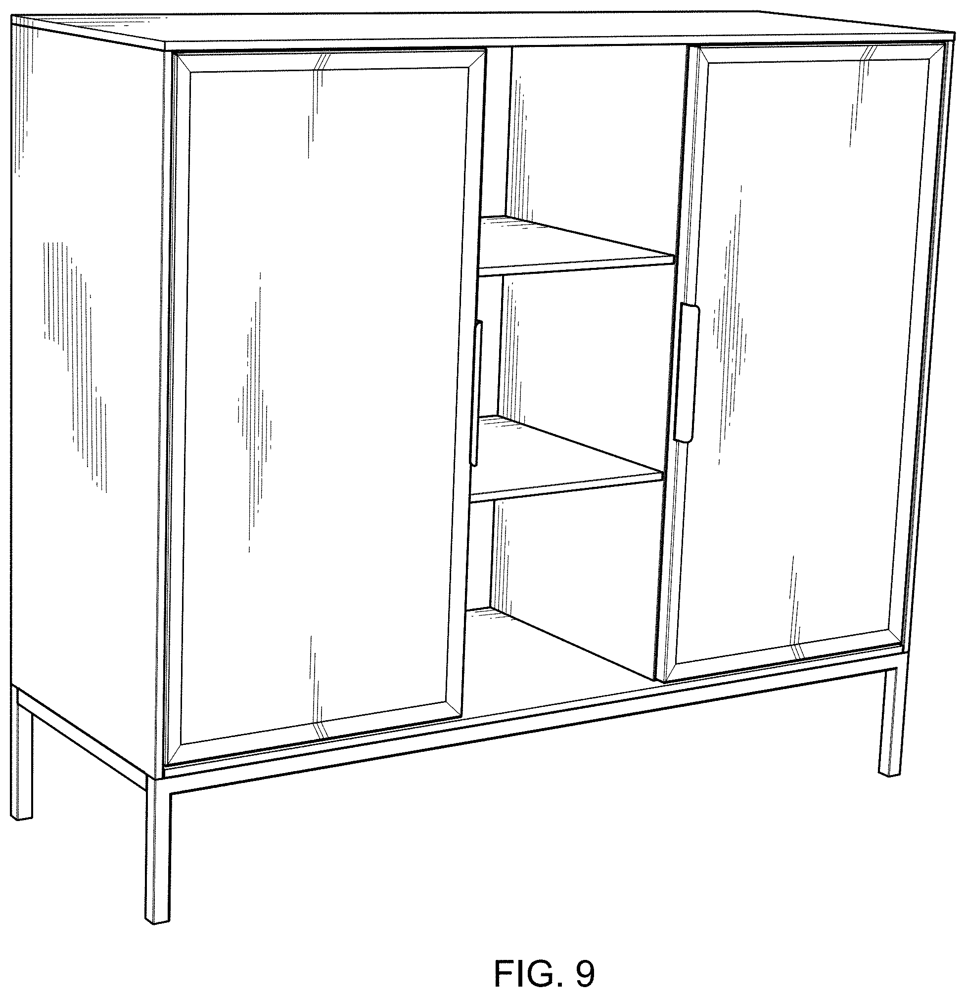 Patent USD1001556 Figure 8 – Cabinet