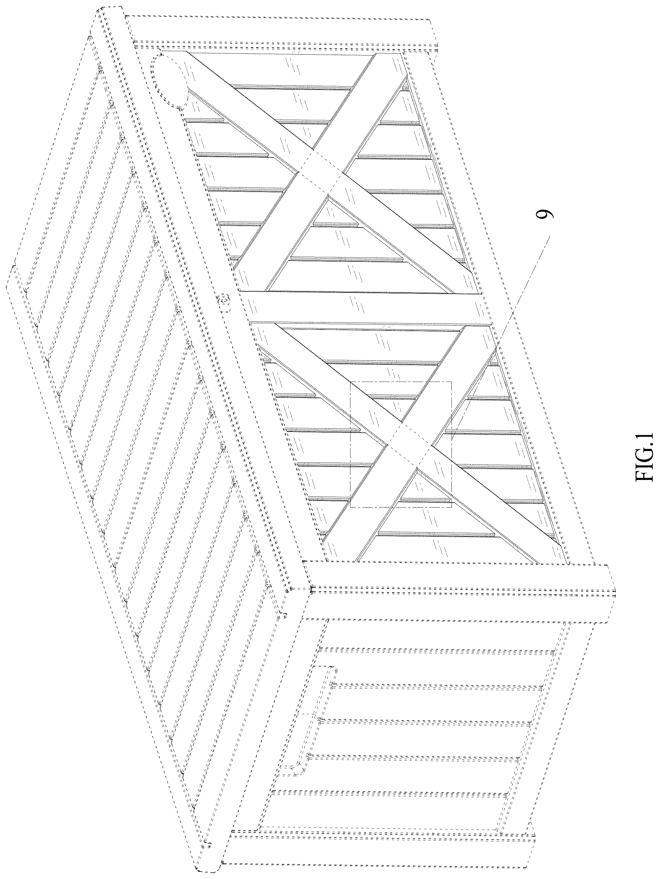 Patent USD1001557 Figure 1 – Deck box