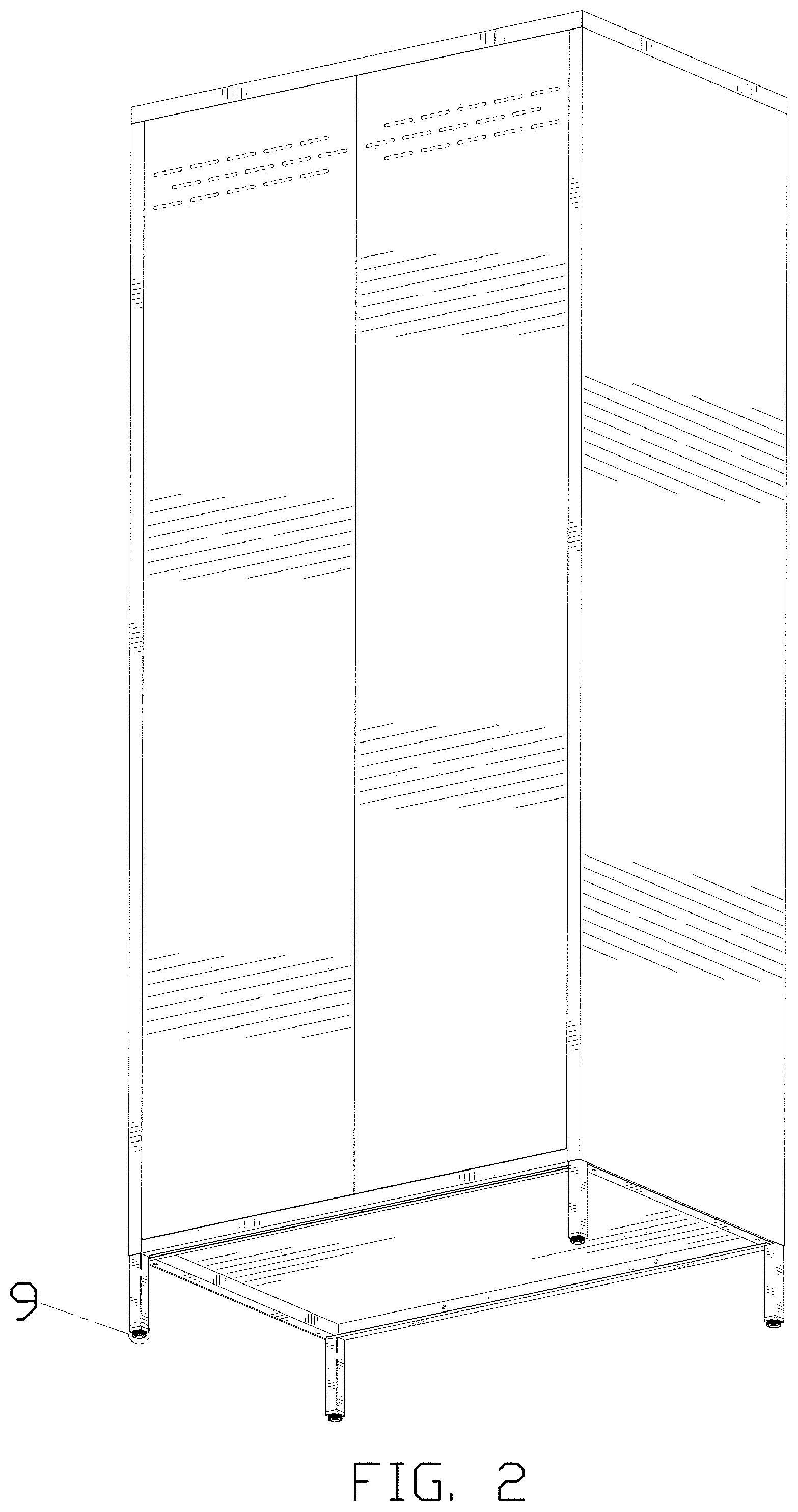 Patent USD1001558 Figure 2 – Cabinet