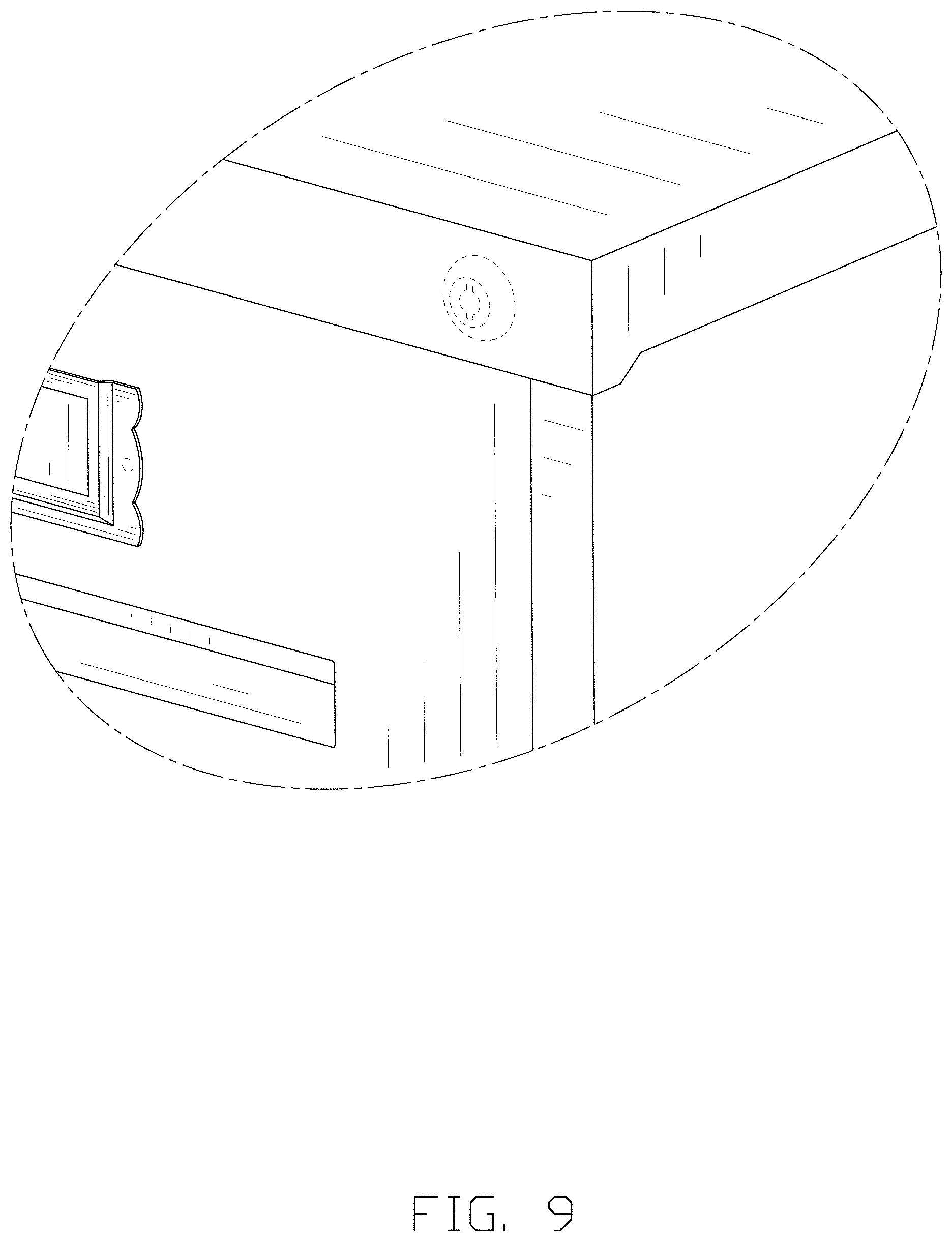 Patent USD1001559 Figure 9 – File cabinet