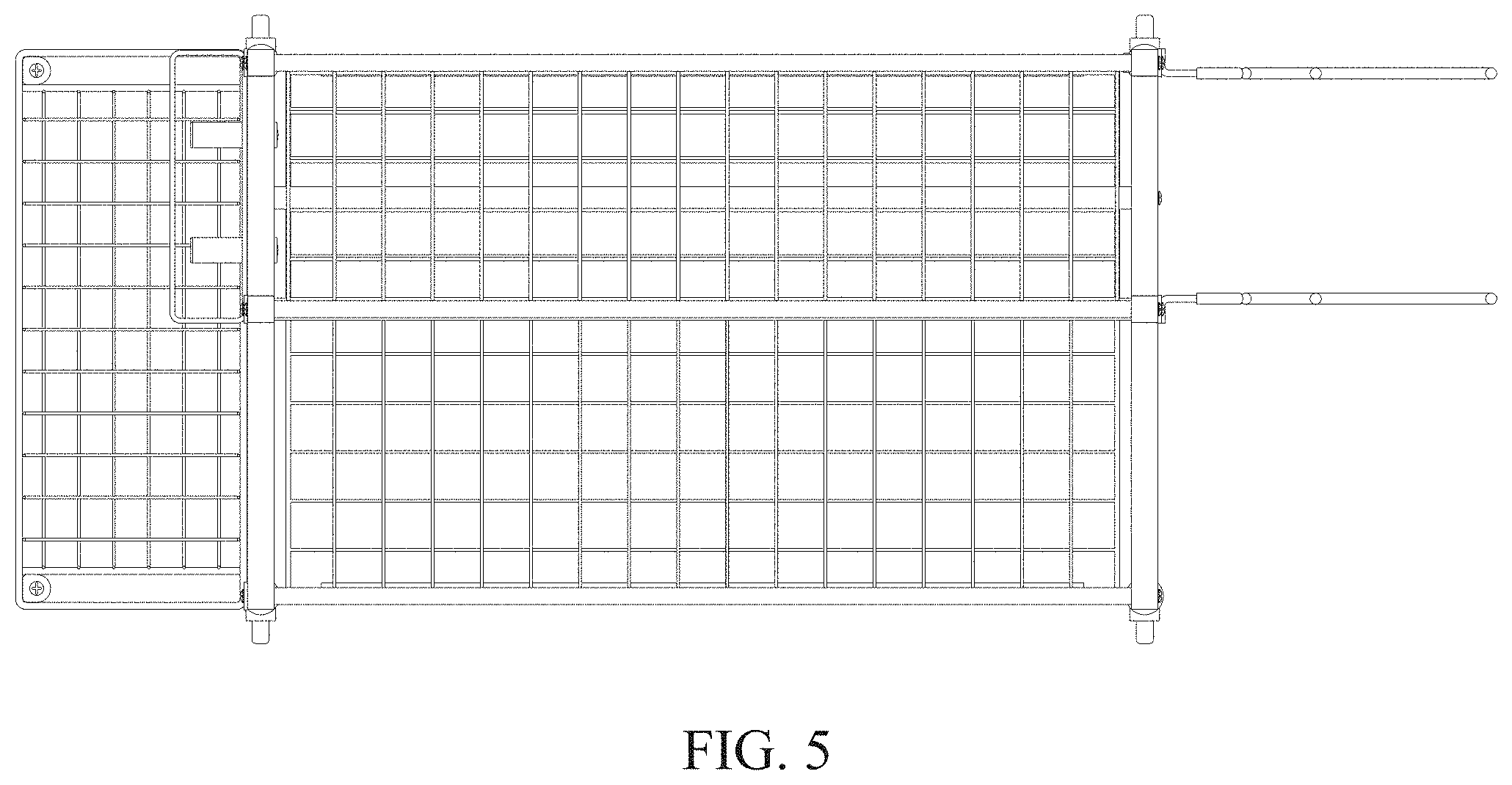 Patent USD1001561 Figure 5 – Storage rack