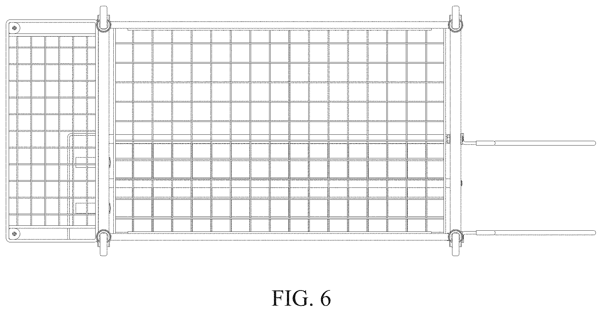 Patent USD1001561 Figure 6 – Storage rack