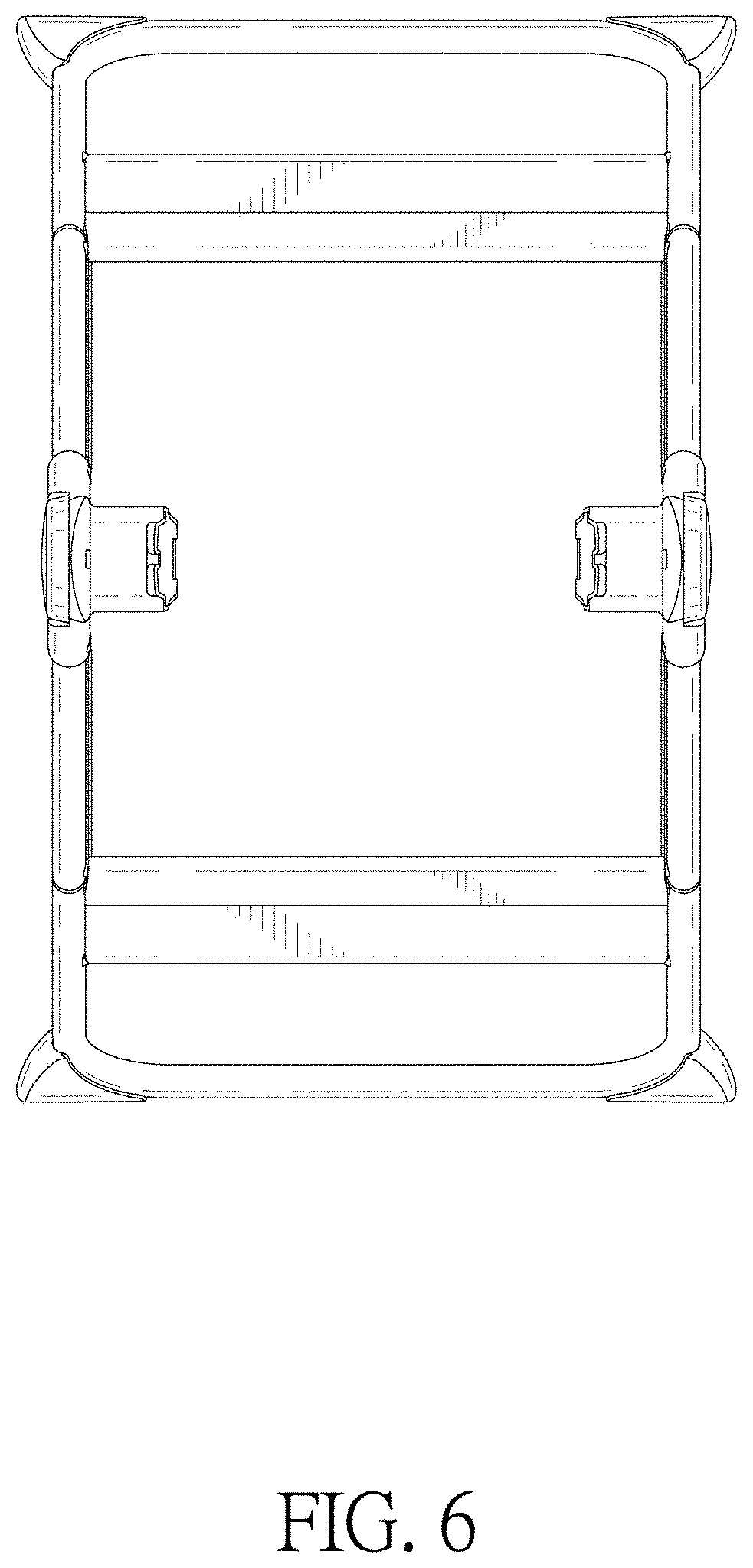 Patent USD1001564 Figure 6 – Support frame for carrycot